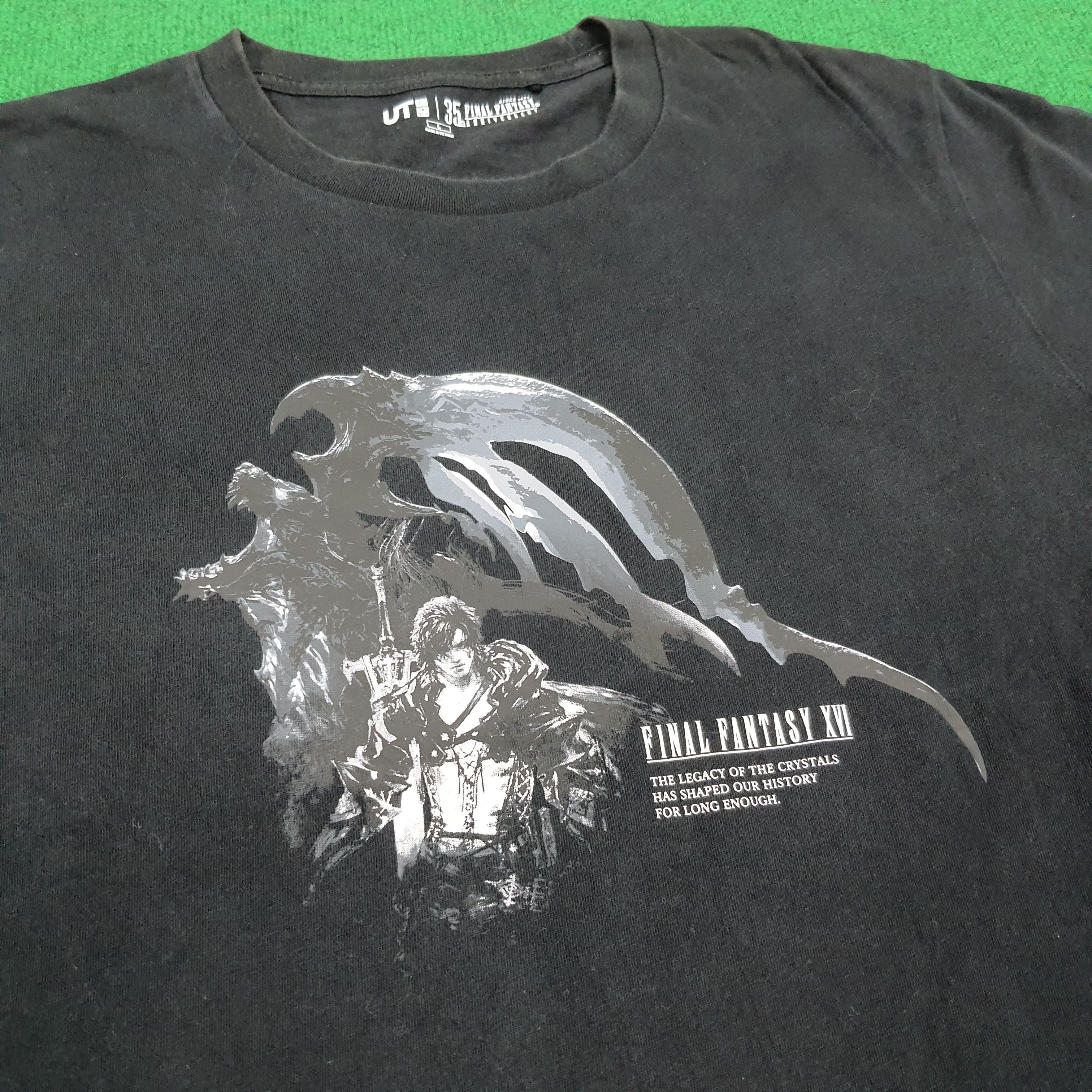 Playstation × The Game × Vintage Vintage Final Fantasy XVI 35th Anniversary Tshirt Size US L / EU 52-54 / 3 - 2 Thumbnail