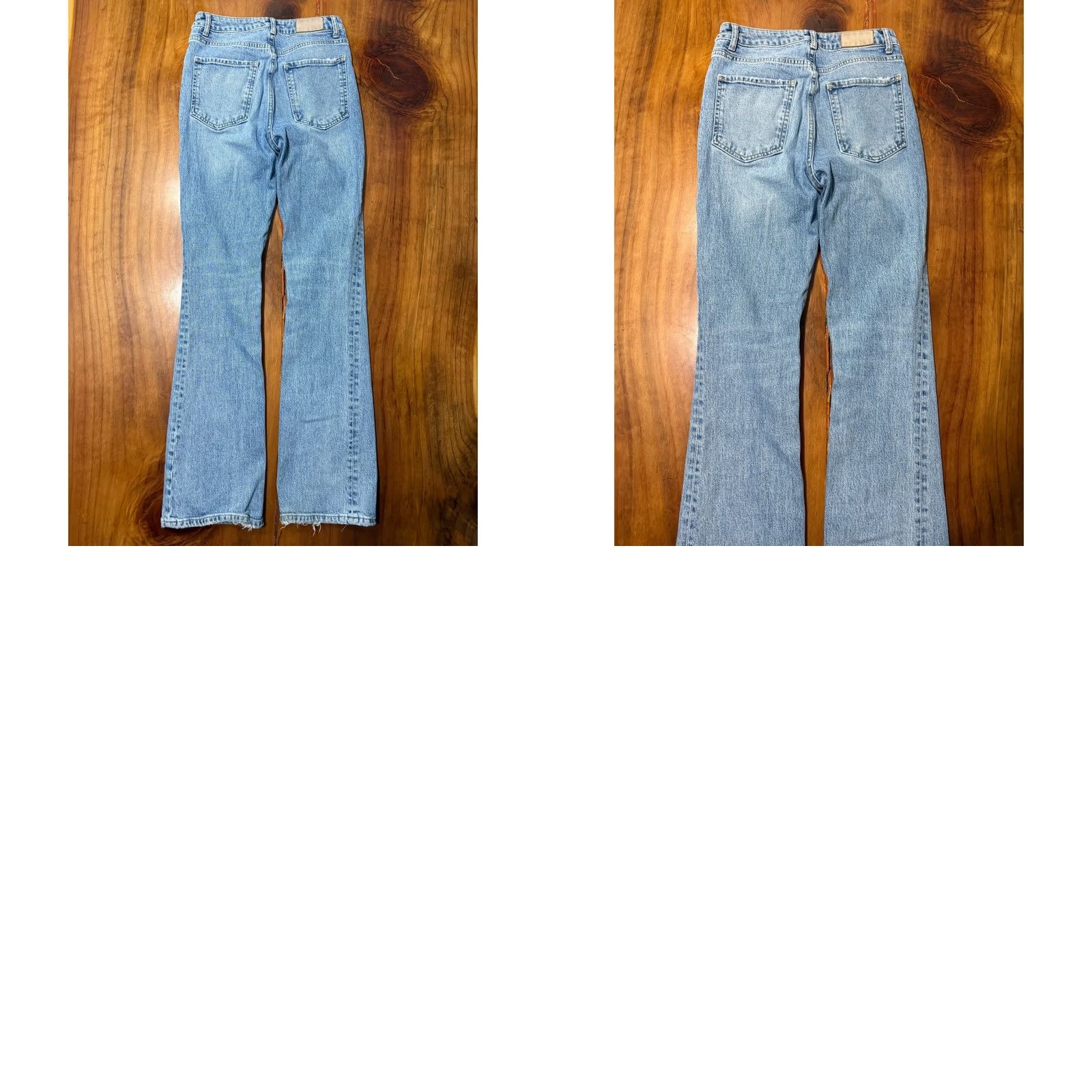 Rails Rails Women's Jeans The Sunset High Rise Flare Slim Denim Cotton 27 Blue 90s Size 27" / US 4 / IT 40 - 8 Thumbnail