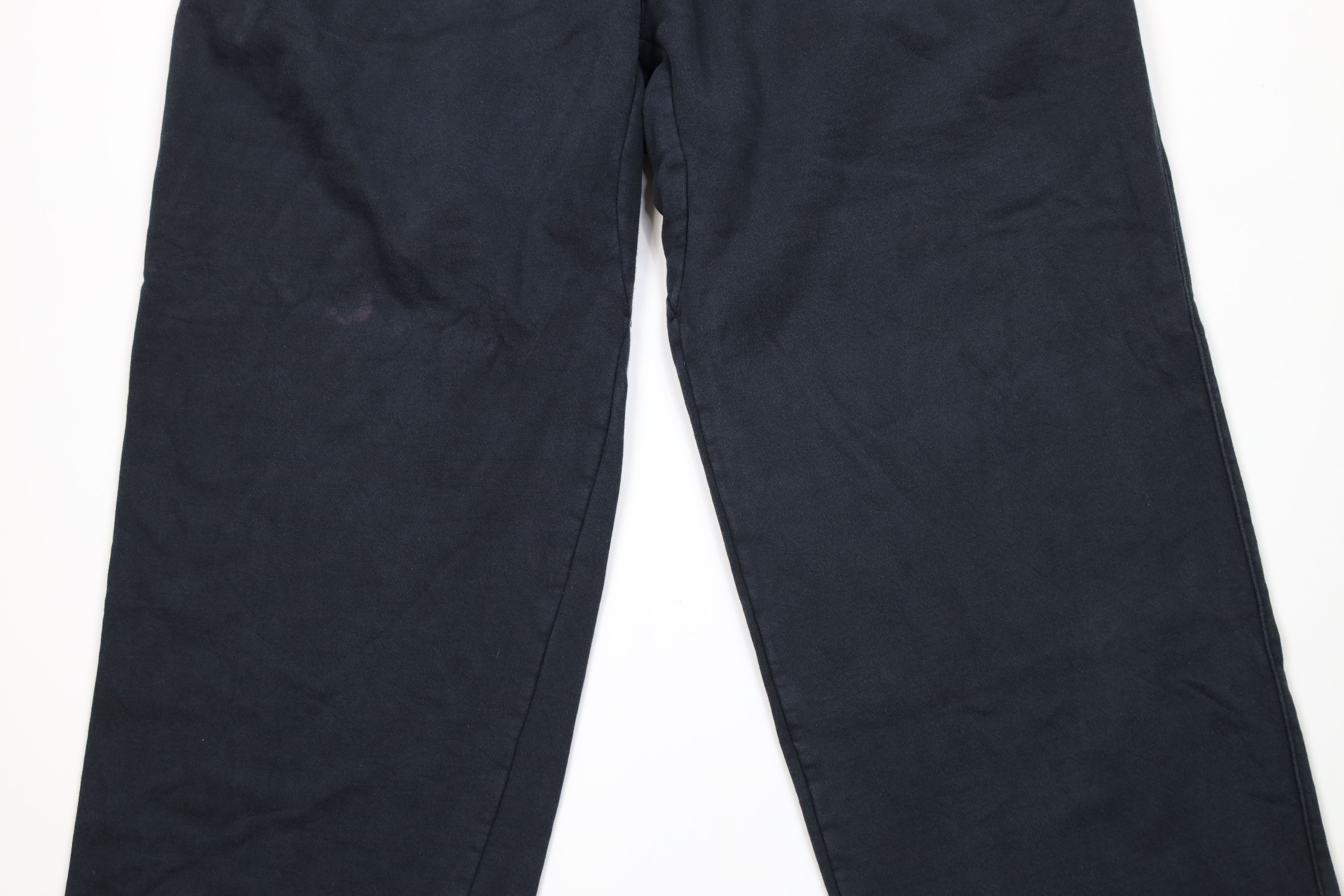 Nike Vintage Nike Scott Mini Swoosh Wide Leg Sweatpants Black Size US 40 / EU 56 - 3 Thumbnail