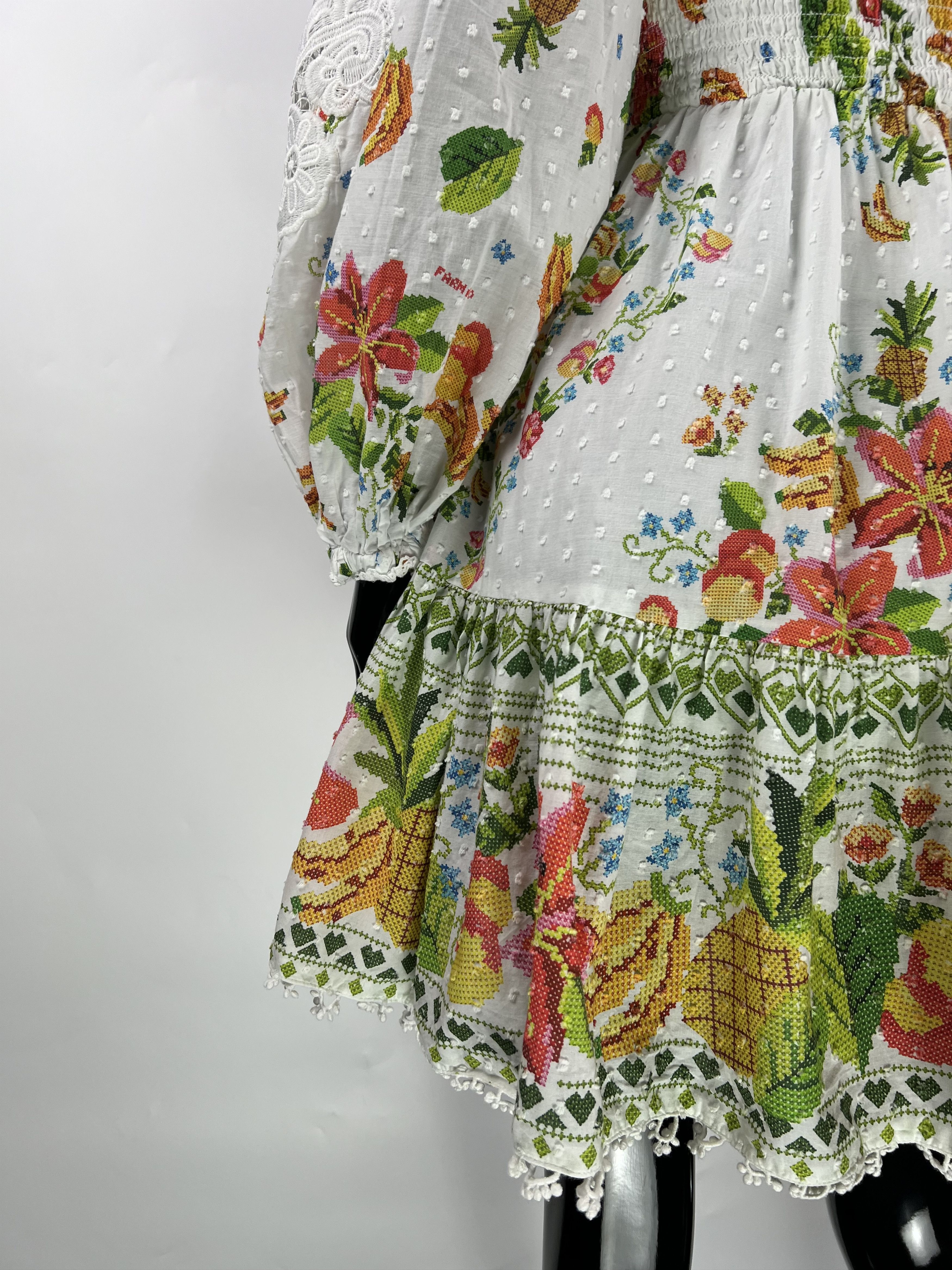 Farm Rio Farm Rio Lace Short Dress Size XS Size XS / US 0-2 / IT 36-38 - 13 Thumbnail