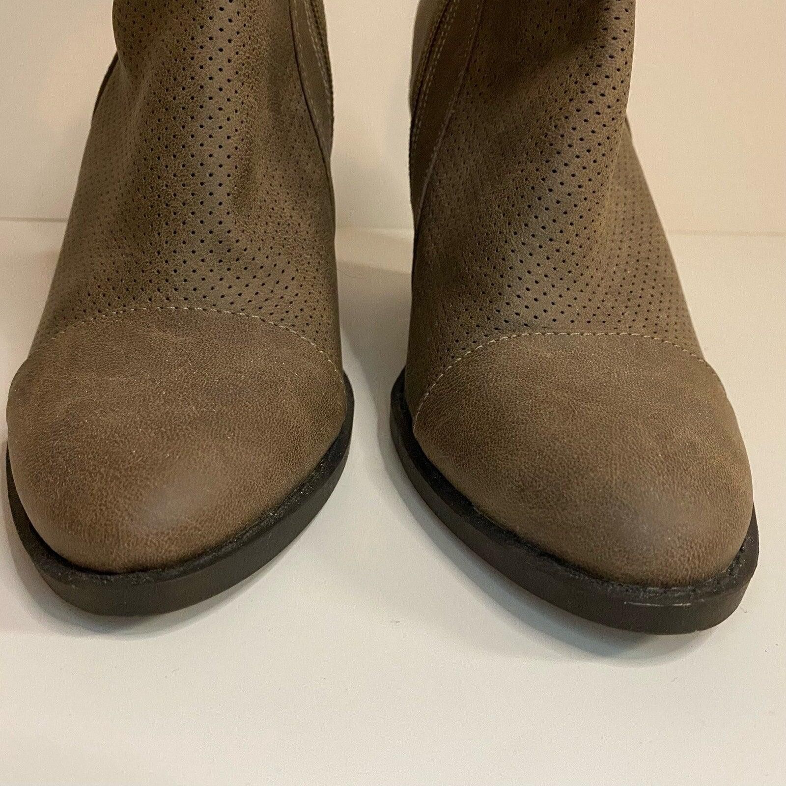 Esprit Esprit Kali Tan High Heel Ankle Booties Shoes Womens 7.5 Size US 7.5 / IT 37.5 - 9 Thumbnail