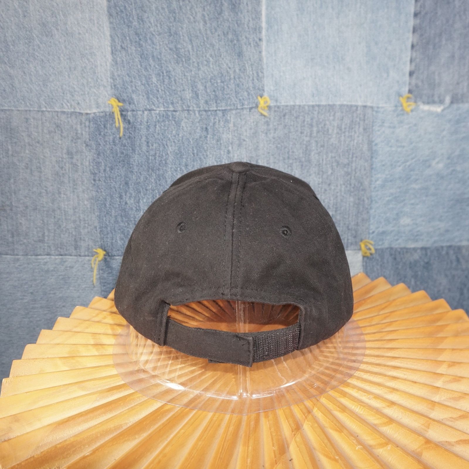 Harley Davidson OSFA- Vintage / Y2K 00's Flame Embroidered Black Sturgis Hat Size ONE SIZE - 4 Thumbnail