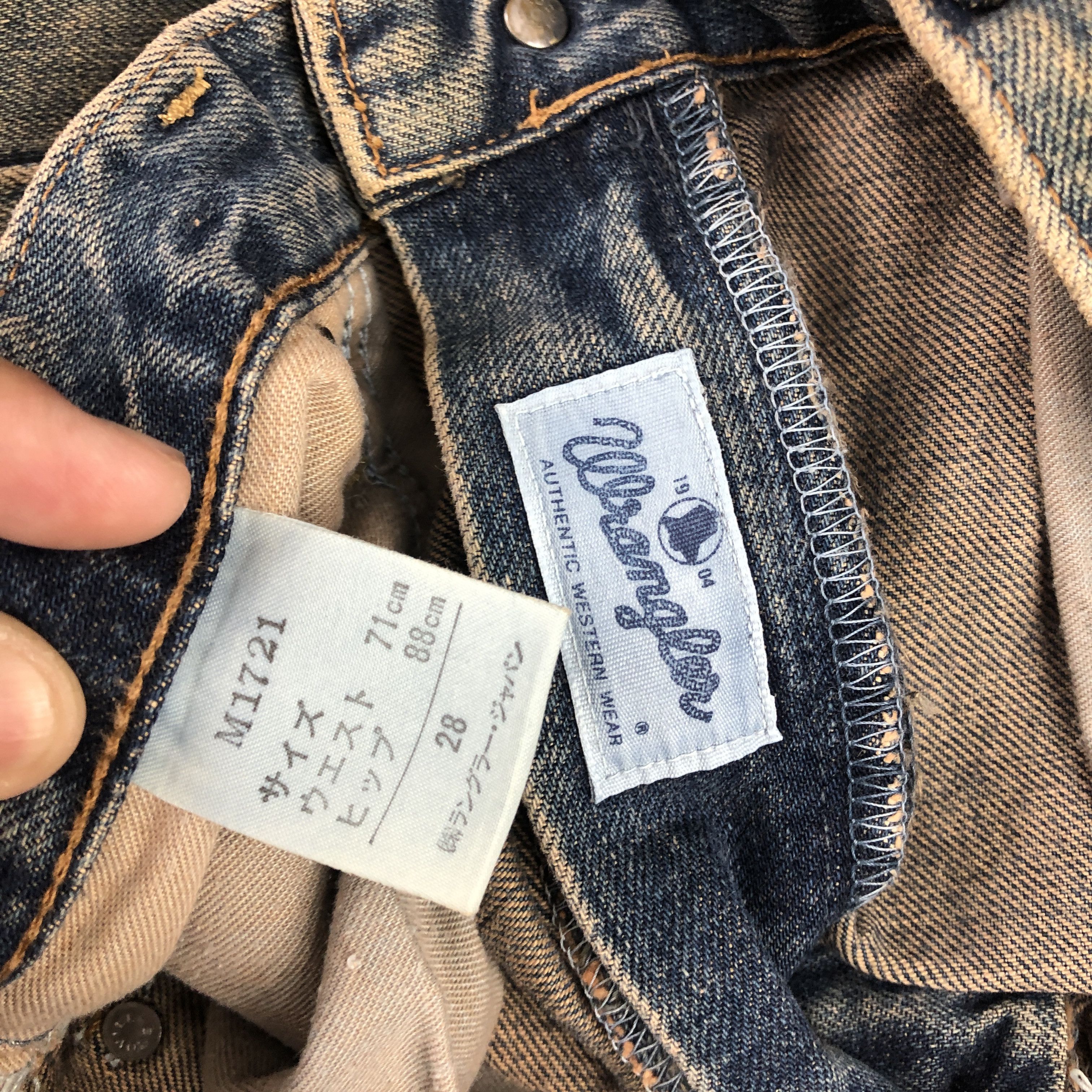 Wrangler Vintage Wrangler Selvedge Jeans Mud Wash Redline Baggy Denim Size 26" / US 2 / IT 38 - 8 Thumbnail