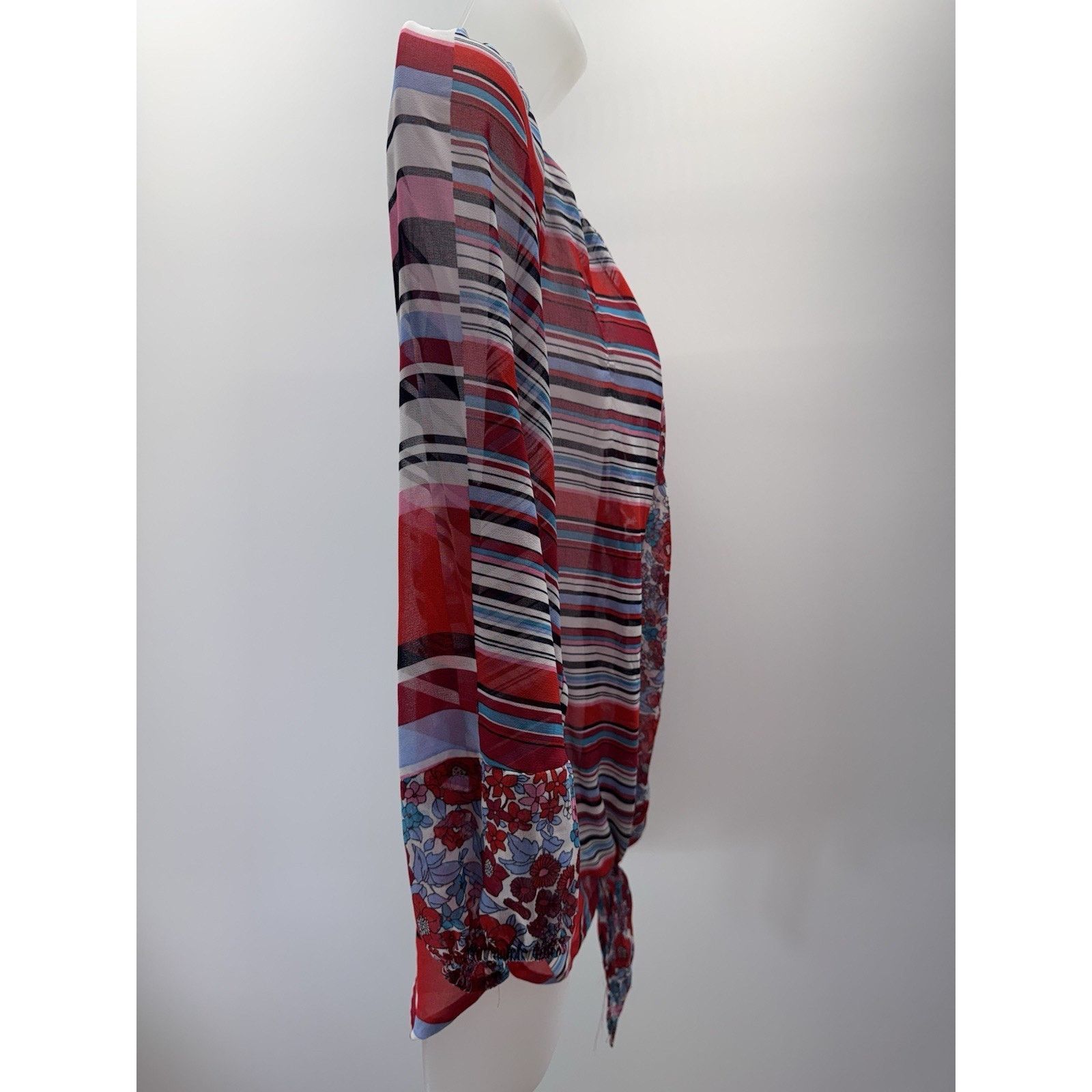 Anthropologie Fig And Flower Anthropologie Women’s Size M Blouse Red Size M / US 6-8 / IT 42-44 - 3 Thumbnail