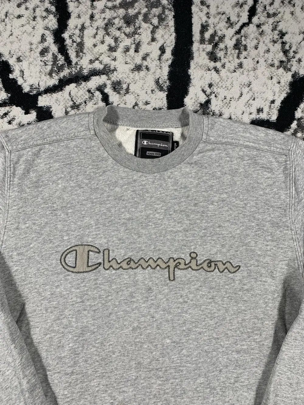 Other Vintage Champion Embroidery Logo Sweatshirt Crewneck Size US L / EU 52-54 / 3 - 2 Thumbnail