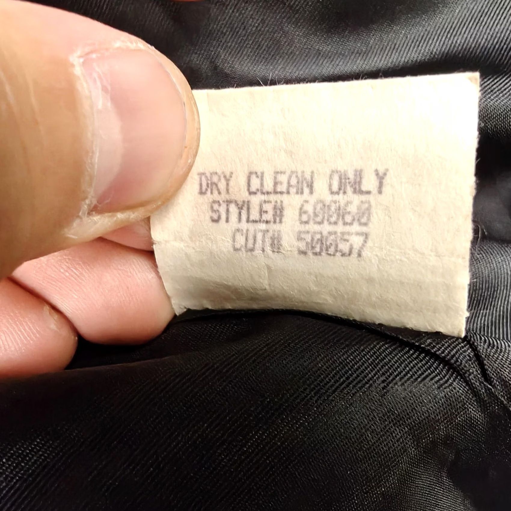 Vintage Cache Coat Womens 6 Black Crepe Collarless Single Breasted Lined Made USA Size M / US 6-8 / IT 42-44 - 6 Thumbnail