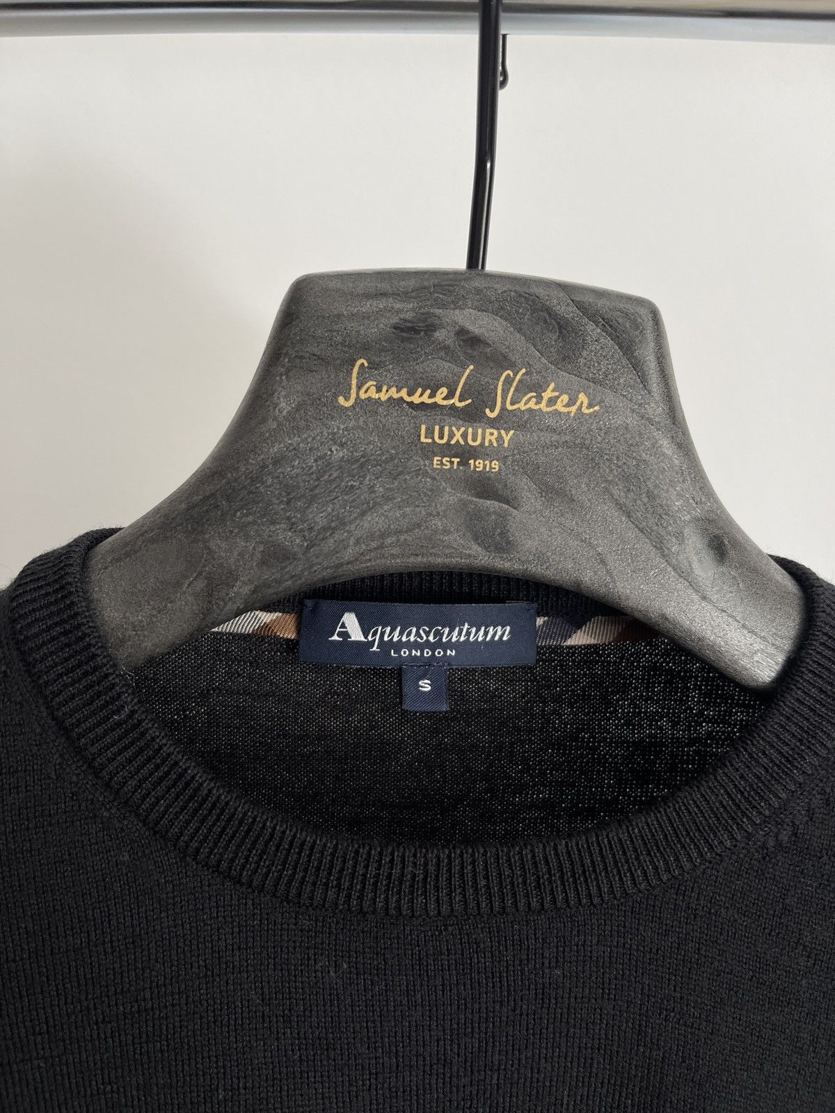 Aquascutum Aquascutum Vintage Wool Light Sweater black Size US XS / EU 42 / 0 - 2 Thumbnail