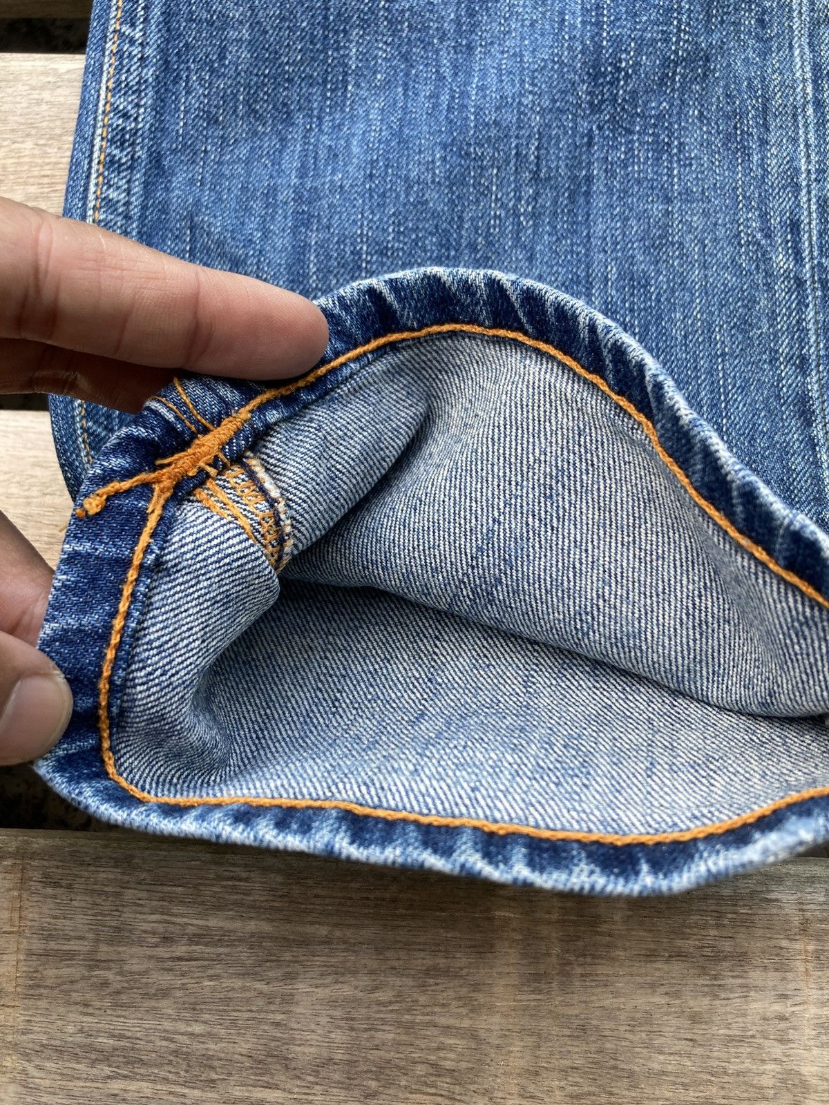 Nudie Jeans Worn Out Nudie Jeans Indigo Blue Seasoned Hige Size US 32 / EU 48 - 5 Thumbnail