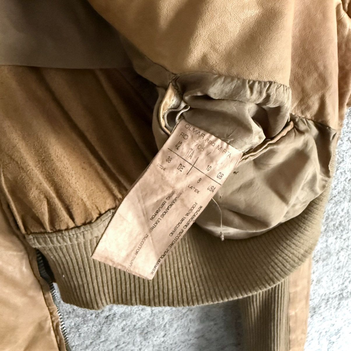 Rick Owens SS04 Rick Owens 'Citroen' Kangaroo Leather Pleated Jacket Size M / US 6-8 / IT 42-44 - 8 Thumbnail