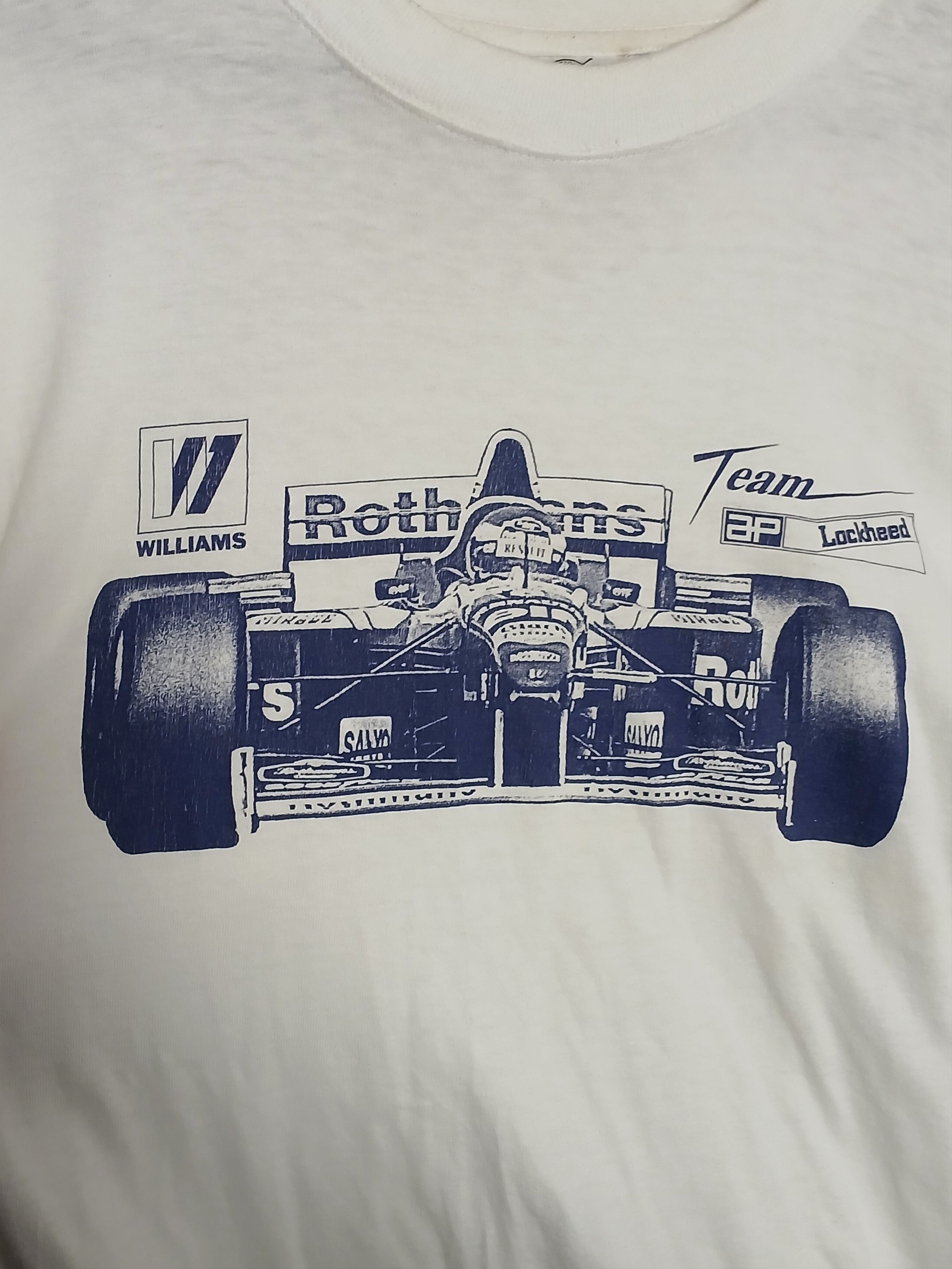 Formula 1 × Vintage Vintage Rothmans Williams F1 Team Racing T-Shirt Size US L / EU 52-54 / 3 - 3 Thumbnail