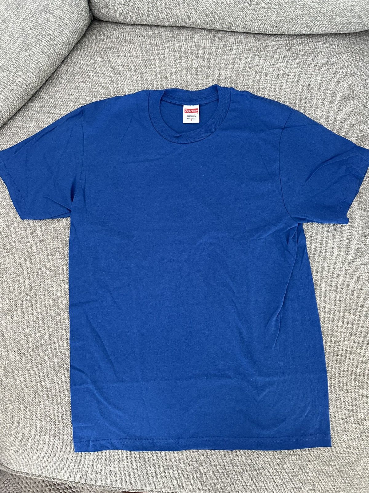 Supreme Supreme Blank T-shirt Royal Blue Size US S / EU 44-46 / 1 - 1 Thumbnail