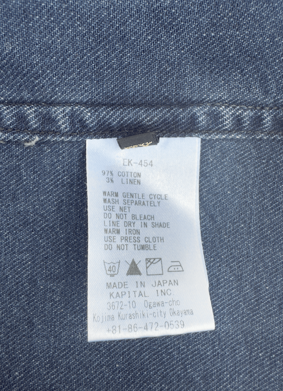 Kapital Kapital 8oz IDG denim Tiger juban Size US XL / EU 56 / 4 - 5 Thumbnail