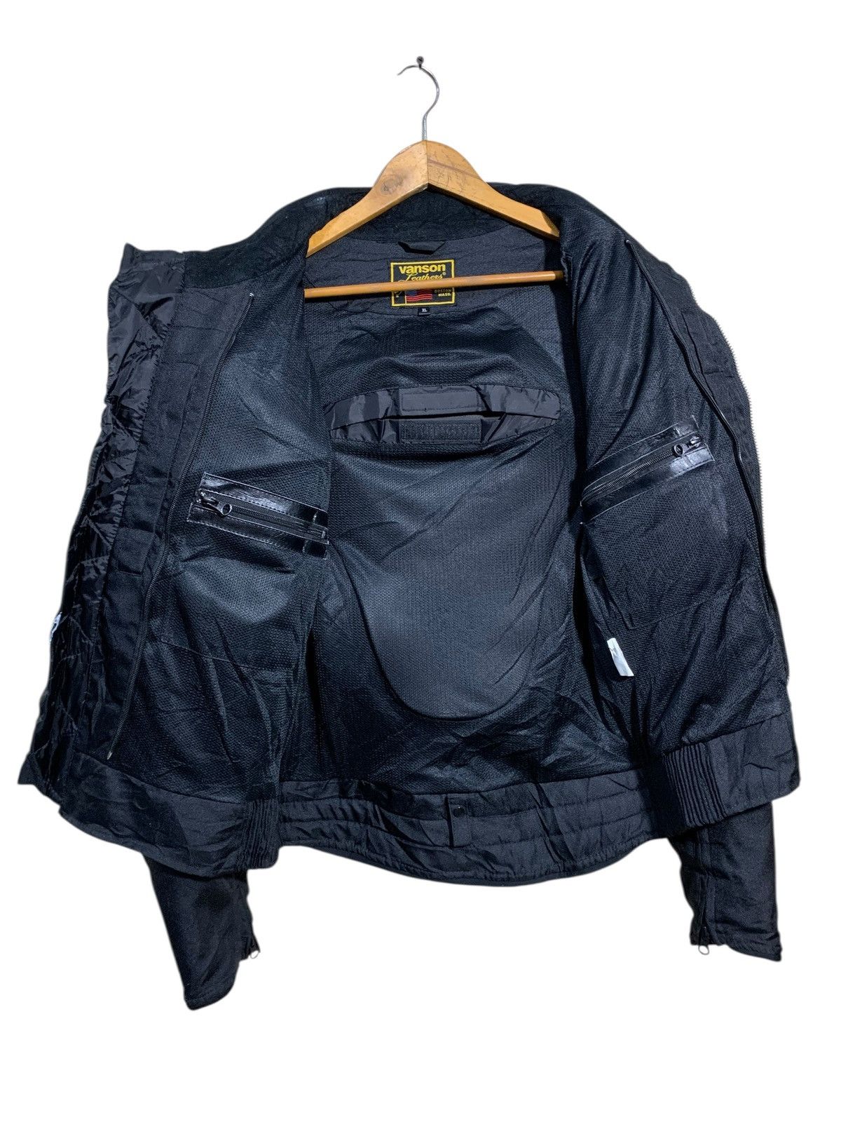 Vanson Leathers 🔥VANSON LEATHER BIKERS JACKET WITH PADDING Size US XL / EU 56 / 4 - 8 Thumbnail