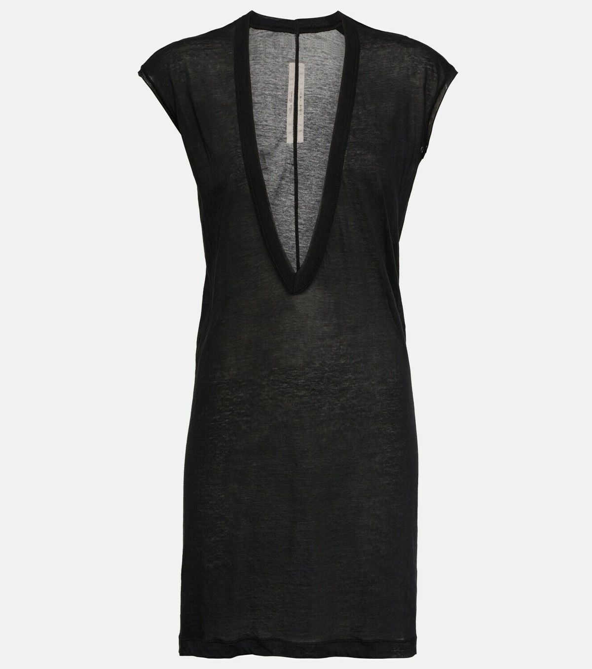 Rick Owens o1y0126 V-neck T-Shirt in Black Size XS / US 0-2 / IT 36-38 - 1 Thumbnail