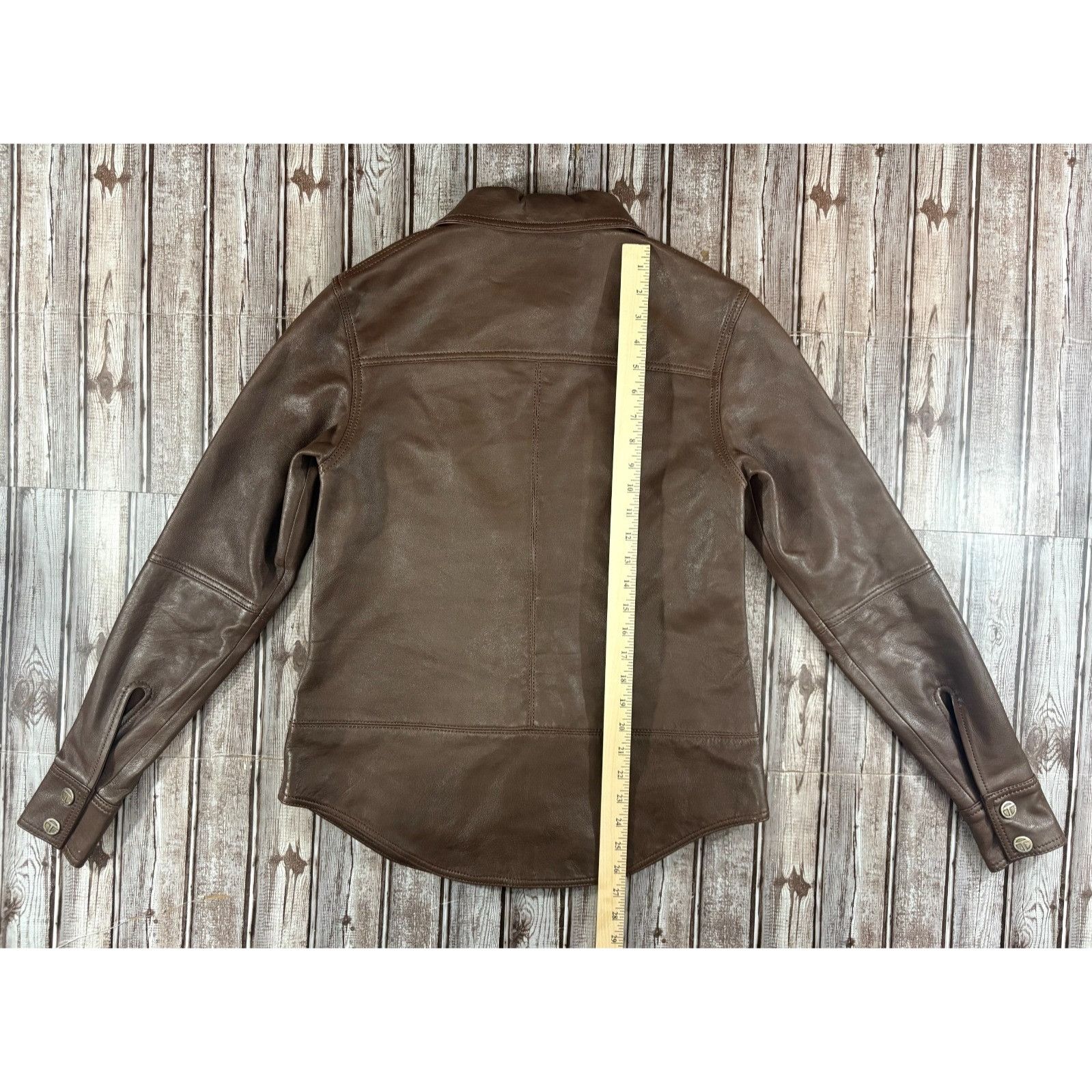 Telfar Teflar x Wilson Leather capsule leather Jacket shirt size XS Size US XS / EU 42 / 0 - 10 Thumbnail