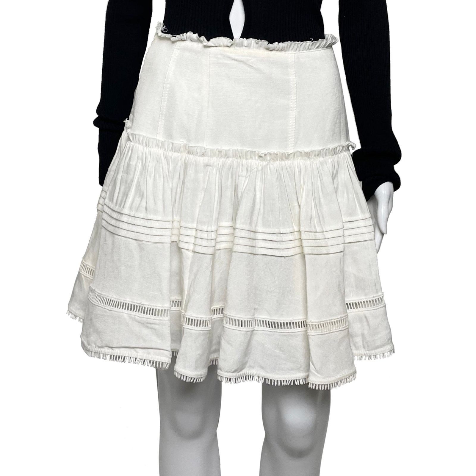 Aje White Skirt Size 28" / US 6 / IT 42 - 1 Thumbnail