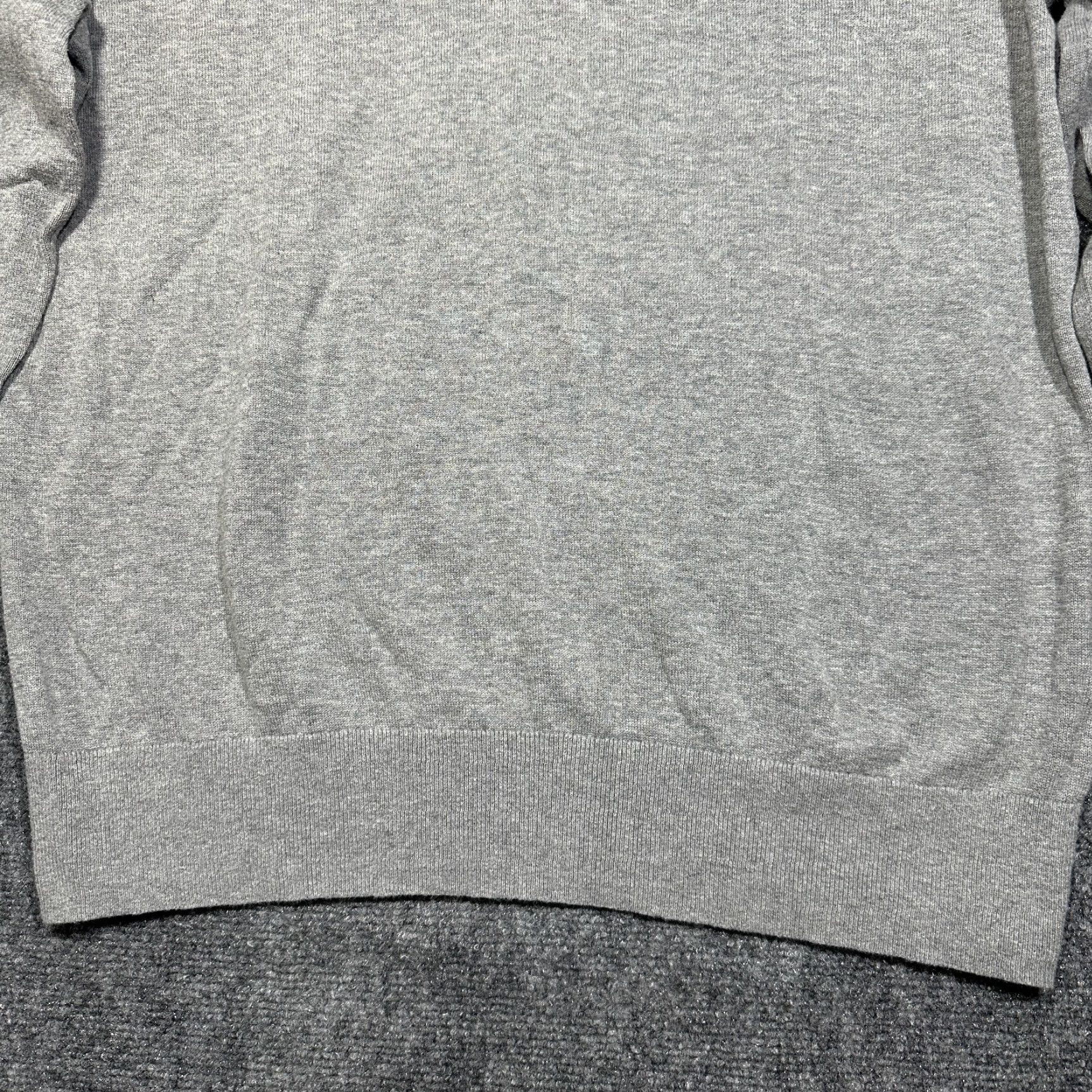 Banana Republic Banana Republic Sweater Mens L Gray Cotton 1/4 Zip Mock Neck Pullover Ribbed Cuffs Size US L / EU 52-54 / 3 - 2 Thumbnail