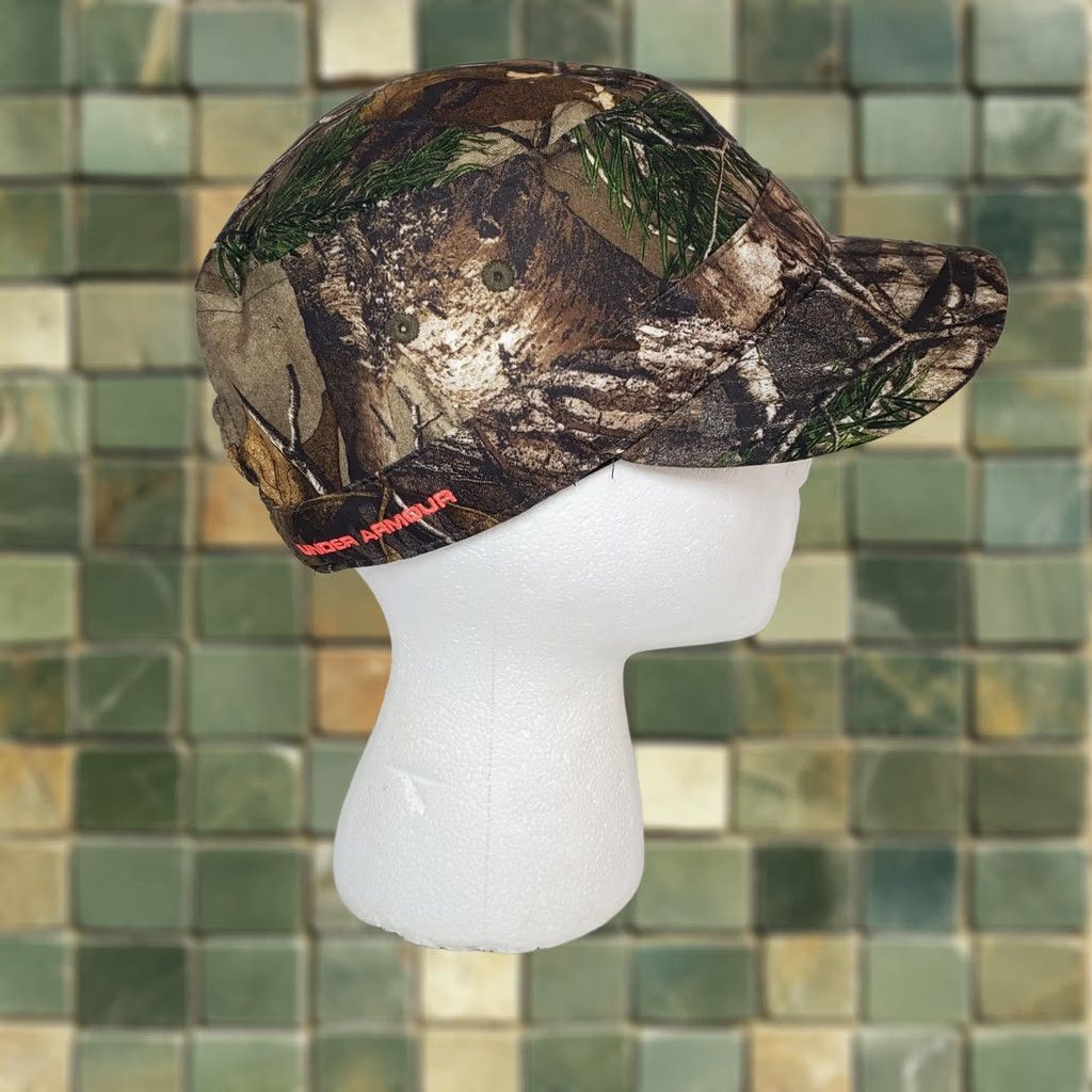 Under Armour Under Armour Realtree Camo Cadet Hat Cap Womens One Size Adjustable Buckle Embroidered Logo Military Cowgirl Hunting Cap Size ONE SIZE - 1 Thumbnail