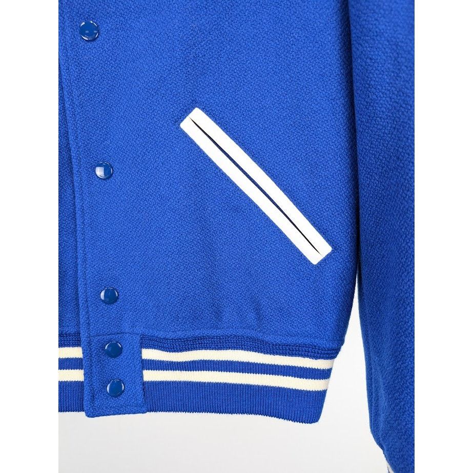 Saint Laurent Paris o1rshd1 Teddy Jacket in Blue Size US S / EU 44-46 / 1 - 9 Thumbnail