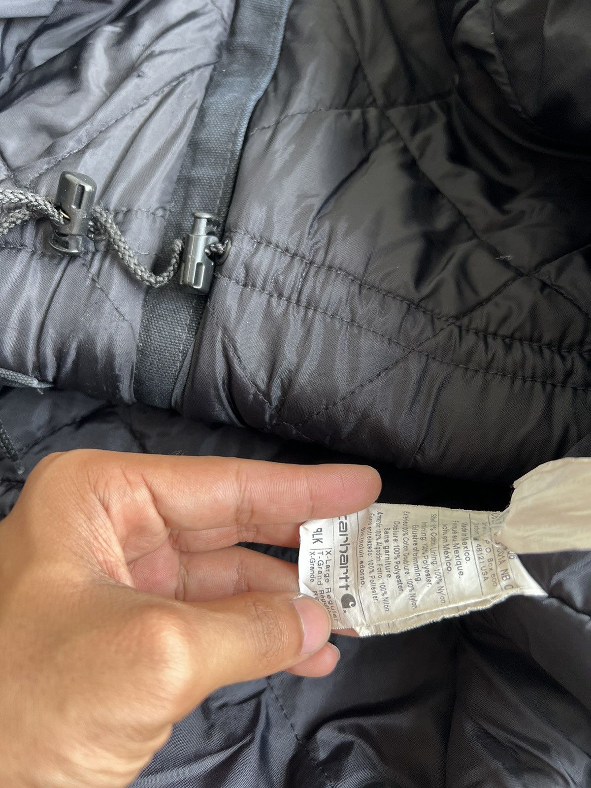 Carhartt × Carhartt Wip × Vintage Vintage Carhartt BLK Chore Artic Detroit Jacket Quilted Line Size US XL / EU 56 / 4 - 14 Thumbnail