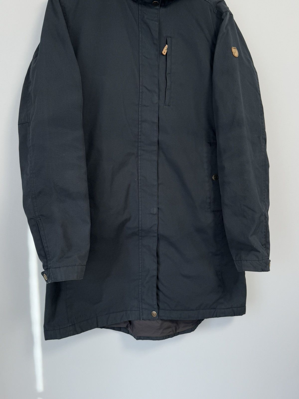 Fjallraven Fjallraven Kiruna Padded Parka Hooded Blue Navy Jacket Coat Size L / US 10 / IT 46 - 3 Thumbnail