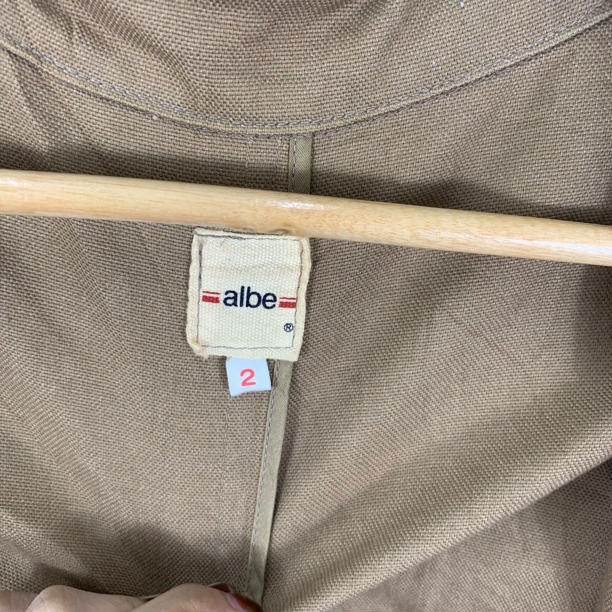 ABLE Vintage ALBE JAPAN DESIGNER Natural Dye Trench Coat Parka Size M / US 6-8 / IT 42-44 - 8 Thumbnail