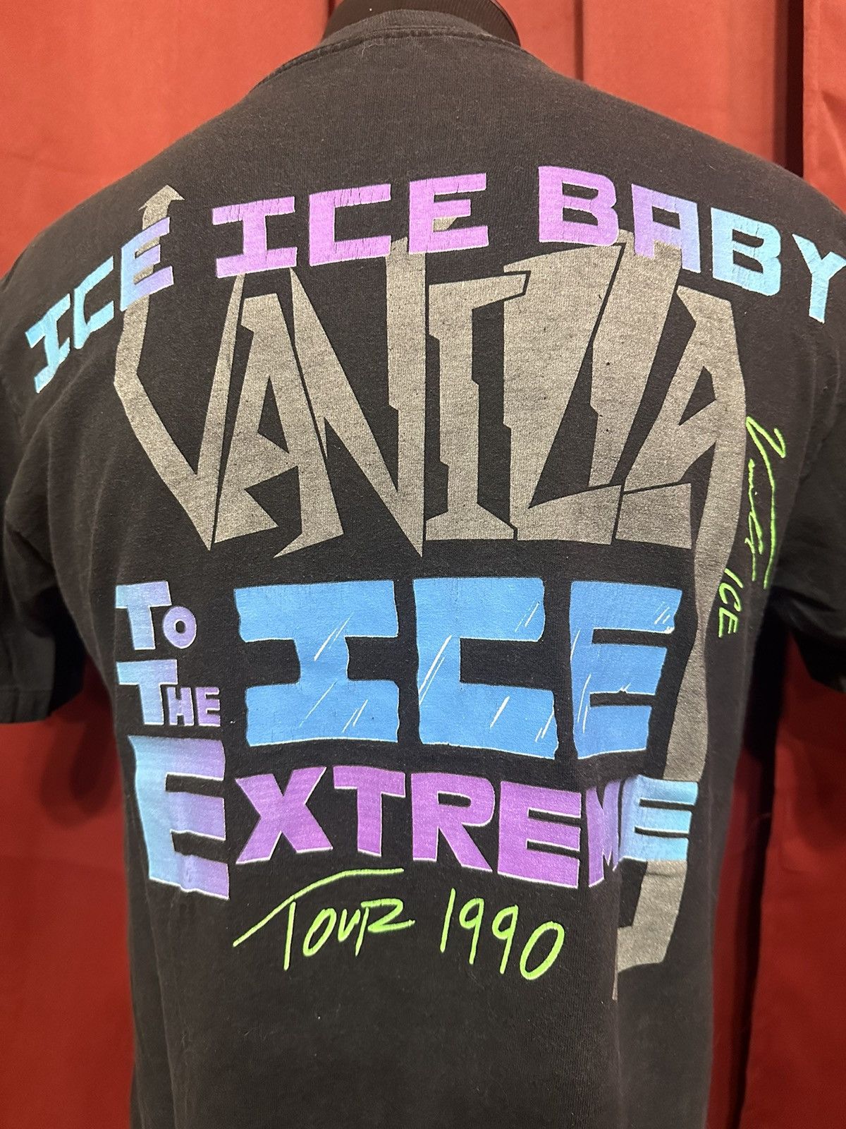 Band Tees × Rap Tees × Vintage Vintage Vanilla Ice Tshirt 90’s To The Extreme Tour Grail Size US L / EU 52-54 / 3 - 4 Thumbnail
