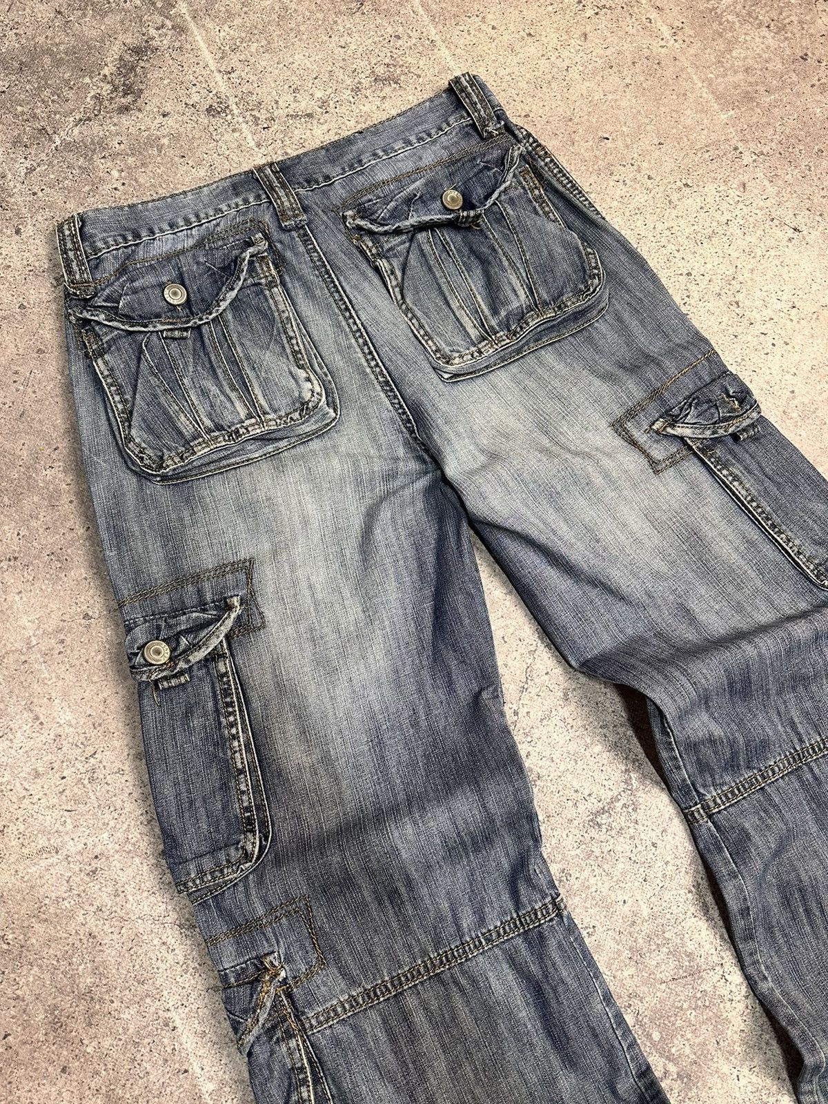 If Six Was Nine LGB Baggy GOA Flare Military Style Cargo Pants Tornado Mart Size US 30 / EU 46 - 13 Thumbnail