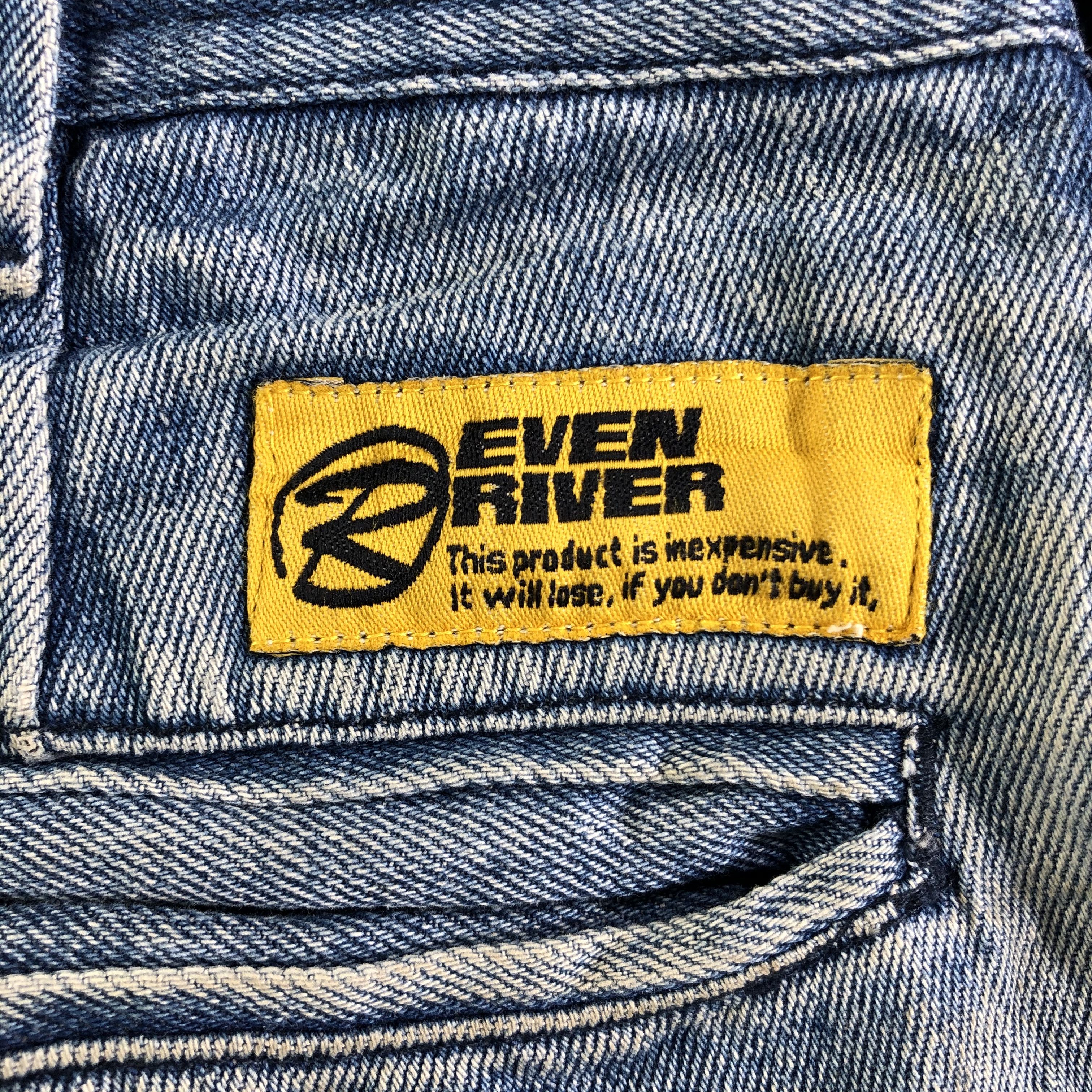 Vintage Vintage Blue Wash Even River Jeans-J3903 Size US 34 / EU 50 - 5 Thumbnail