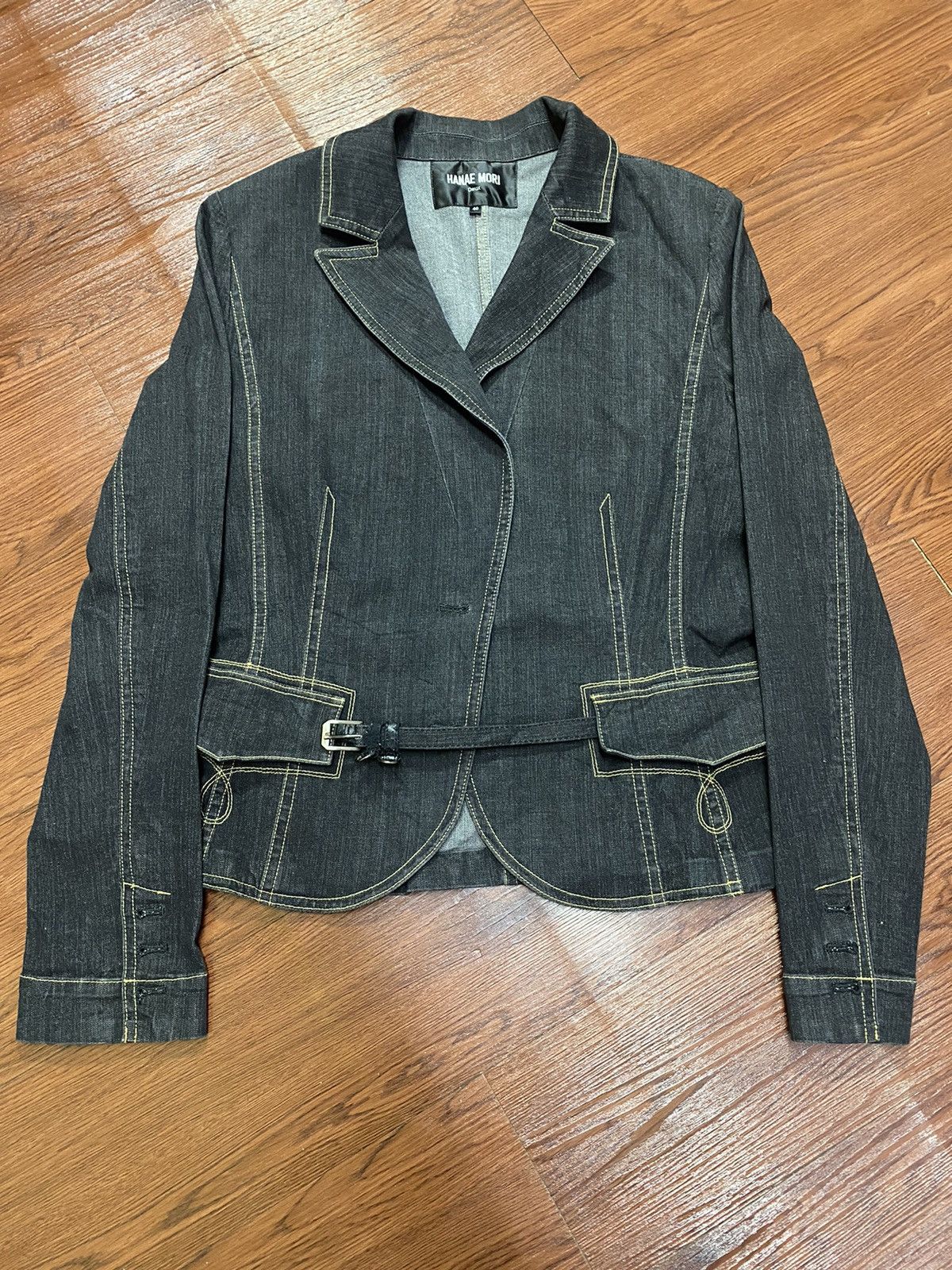 Comme des Garcons Homme Deux Hanae Mori Casual Denim Outwear Size S / US 4 / IT 40 - 3 Thumbnail