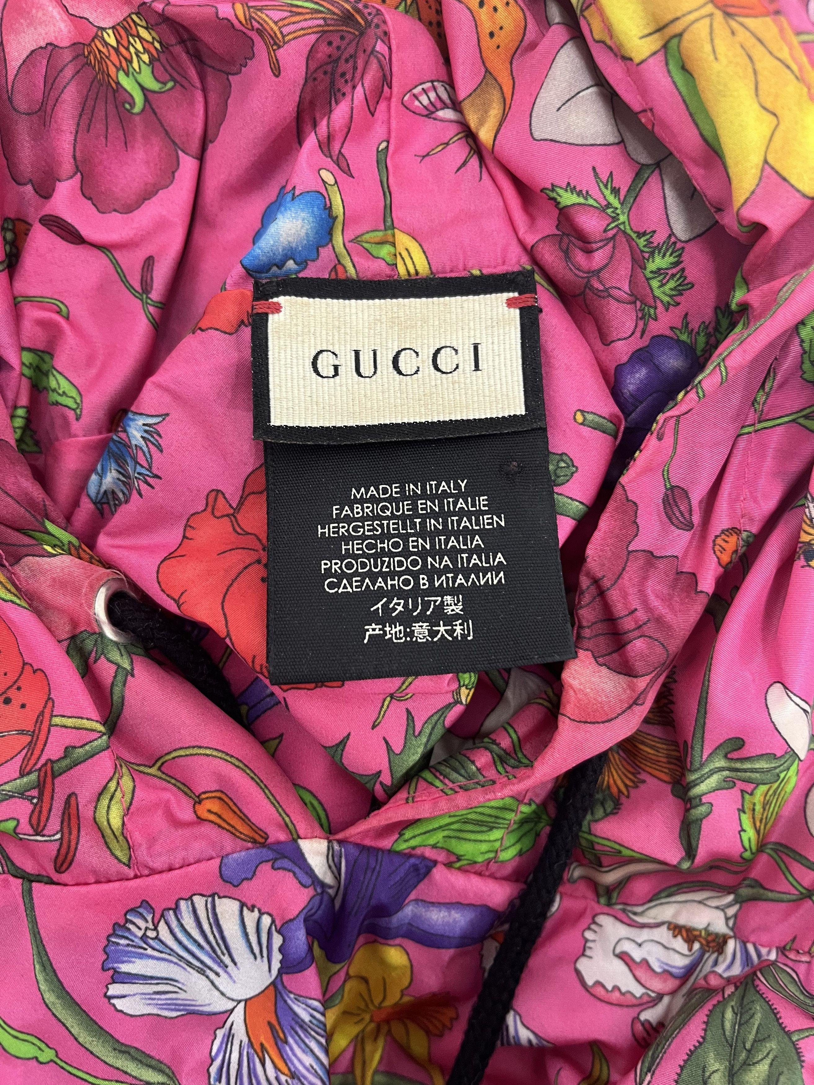 Gucci Floral hood - pink with floral print Size ONE SIZE - 4 Thumbnail