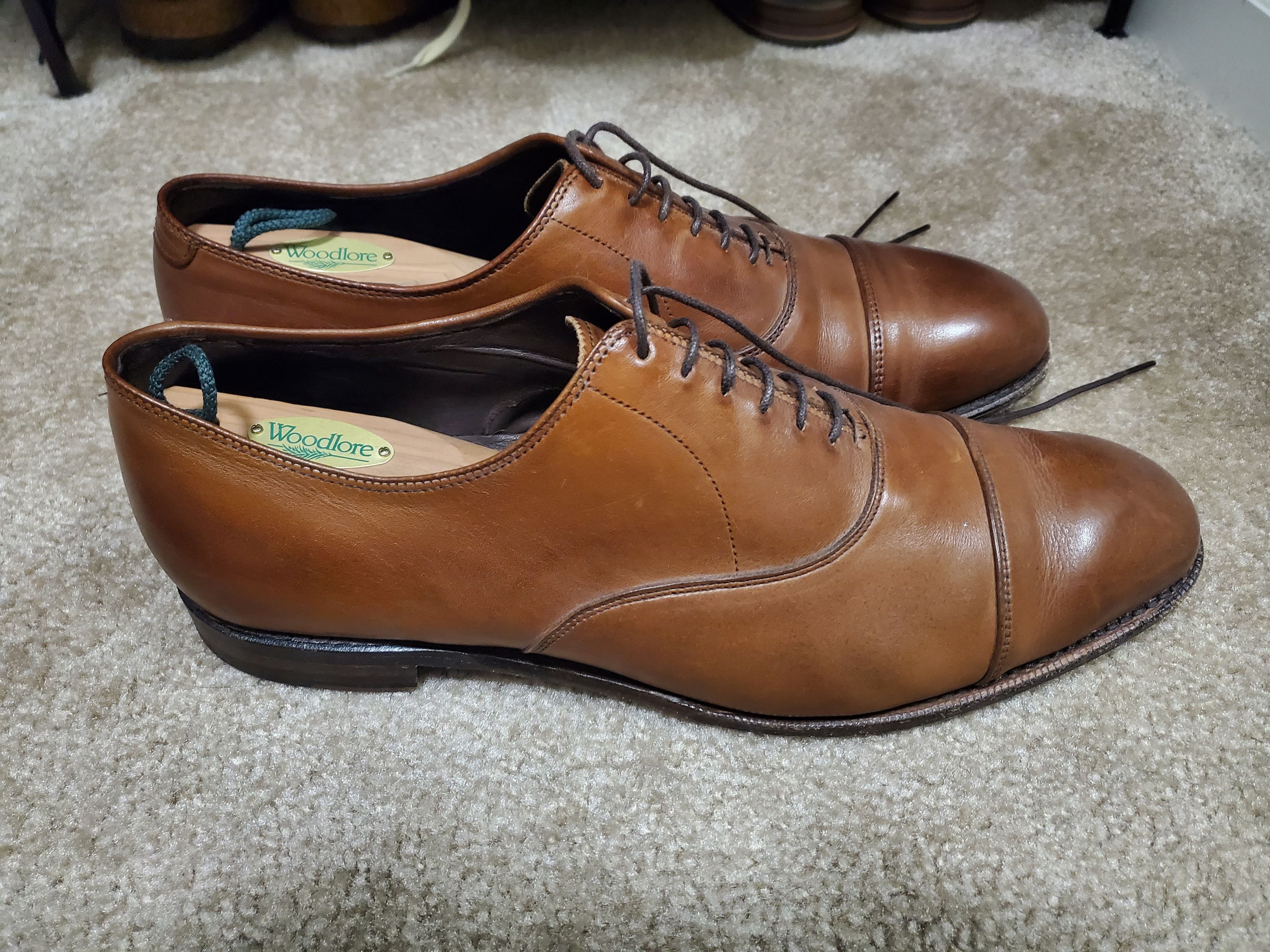 Allen Edmonds Hopkinson Park Avenue Walnut Size US 13 / EU 46 - 2 Thumbnail