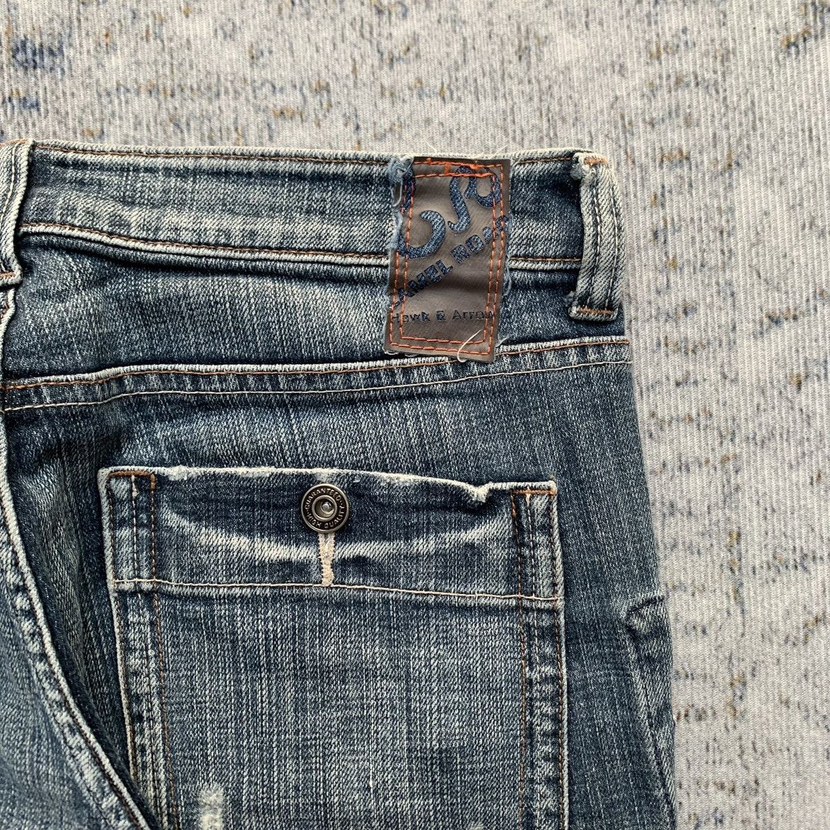 Japanese Brand 2000s Japanese Brand Camel Road Multi Zipper Flared Jeans Size US 30 / EU 46 - 8 Thumbnail