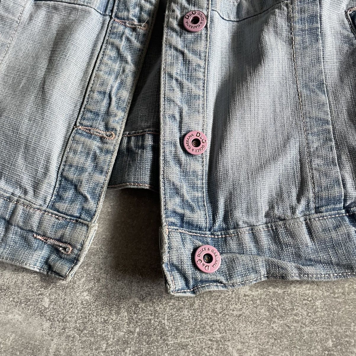 Dolce & Gabbana Vintage Dolce Gabbana Denim Jacket dg bomber moto jeans Size L / US 10 / IT 46 - 5 Thumbnail