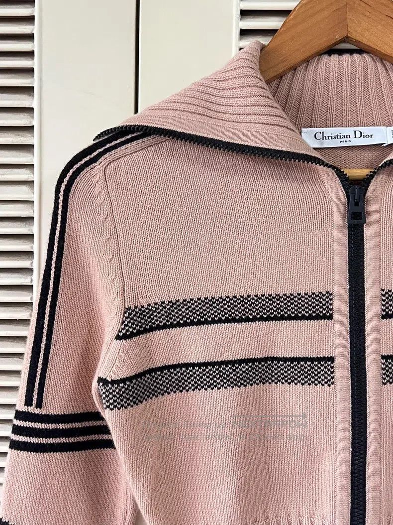 Dior Dior Cashmere knitted coat Size XXS / US 00 / IT 34 - 4 Thumbnail