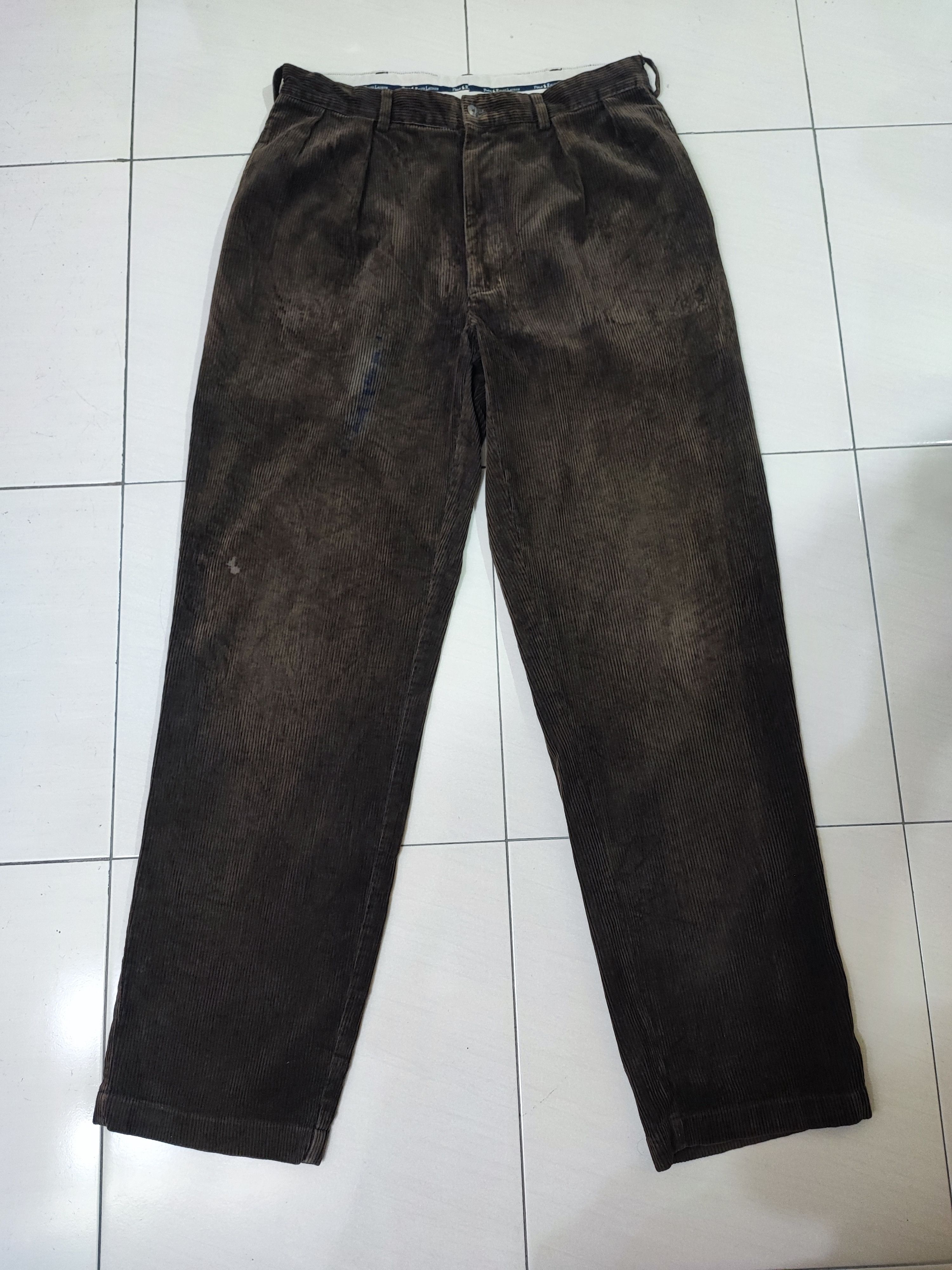 Vintage 90's Polo. Ralph Lauren corduroy Loose/Baggy Pants