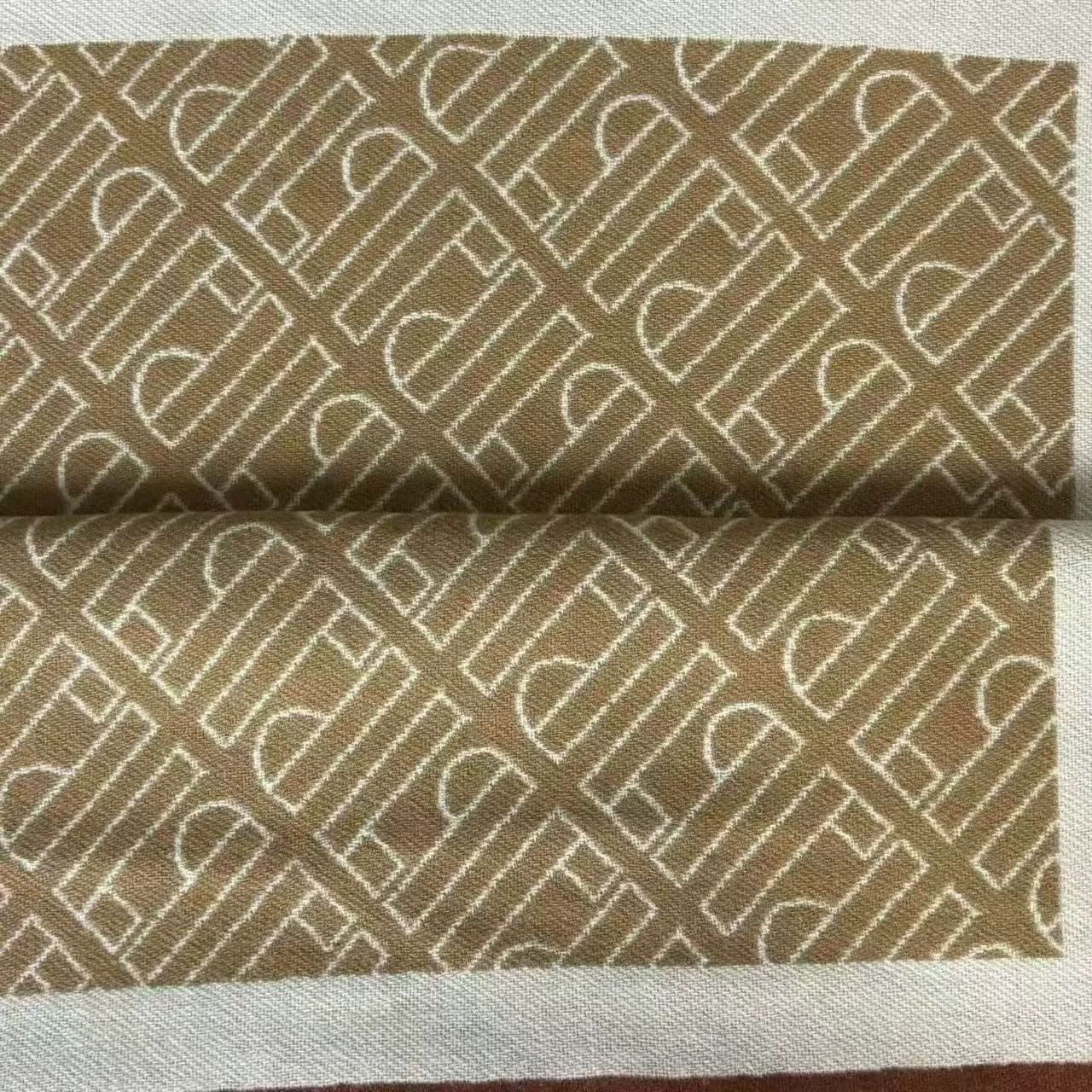 Loro Piana Loro Piana Brown Printed Cashmere Scarf Size ONE SIZE - 5 Thumbnail