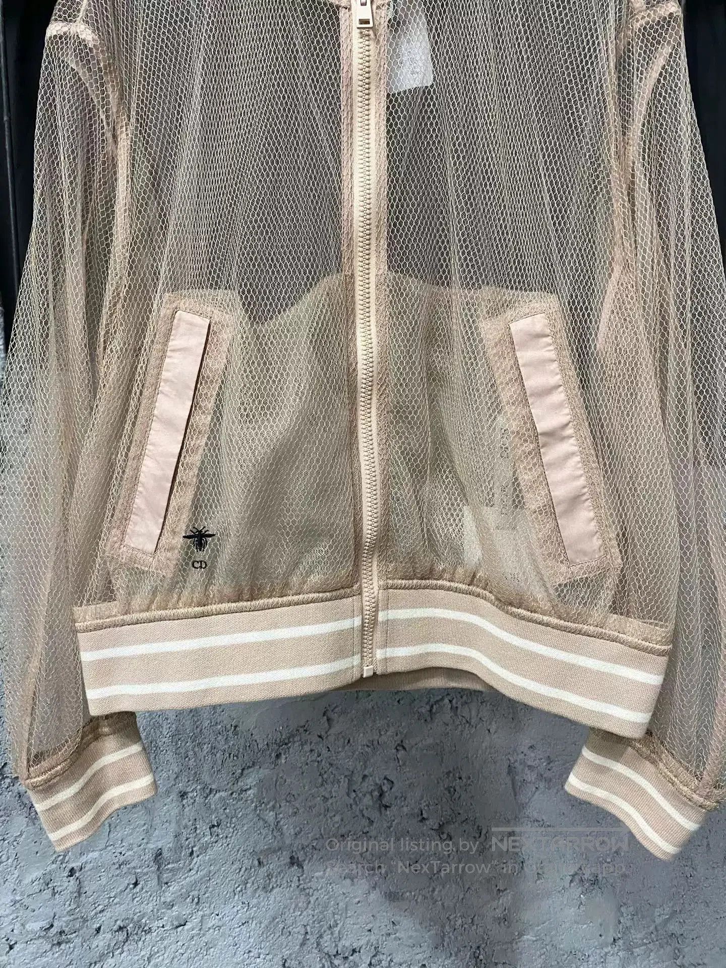 Dior dior lace zip-up jacket in beige. Size US S / EU 44-46 / 1 - 4 Thumbnail
