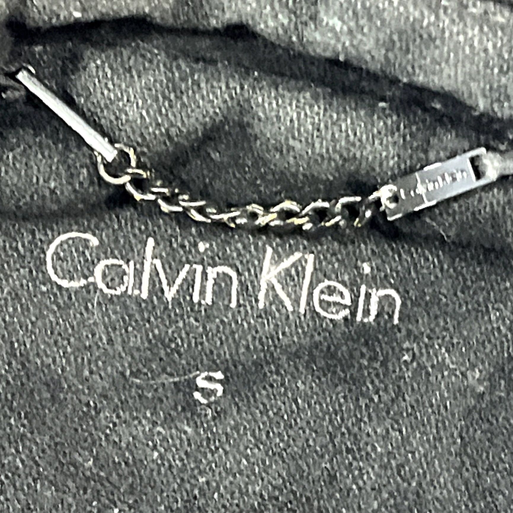 Calvin Klein VINTAGE Calvin Klein Pea Coat Jacket Mens S Black Wool Lined Anchor Buttons Notched Collar Pockets 90s Grunge Fashion Classic Size US S / EU 44-46 / 1 - 2 Thumbnail