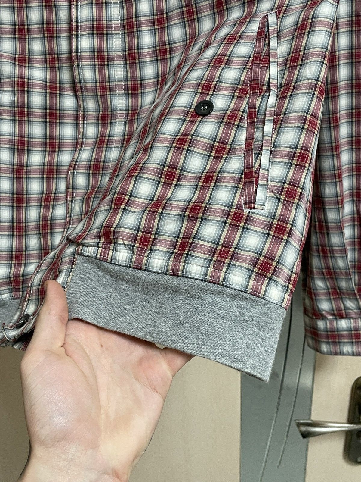 Alexander McQueen Alexander Mcqueen Cotton Bomber Jacket Check Pattern Size US M / EU 48-50 / 2 - 9 Thumbnail