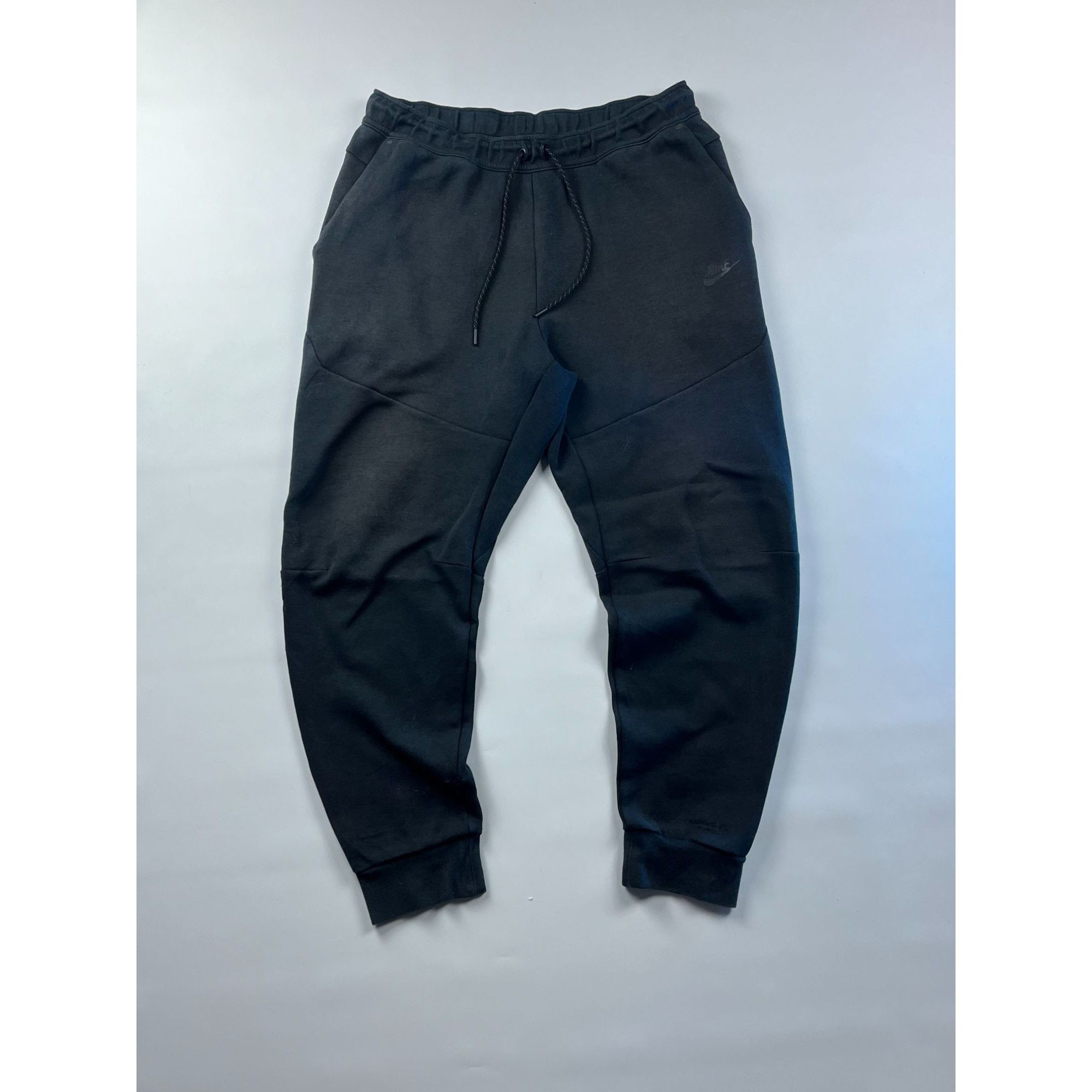 Nike Nike Mens Black Tech Fleece Joggers XL With Drawstring Waist Size US 34 / EU 50 - 1 Thumbnail