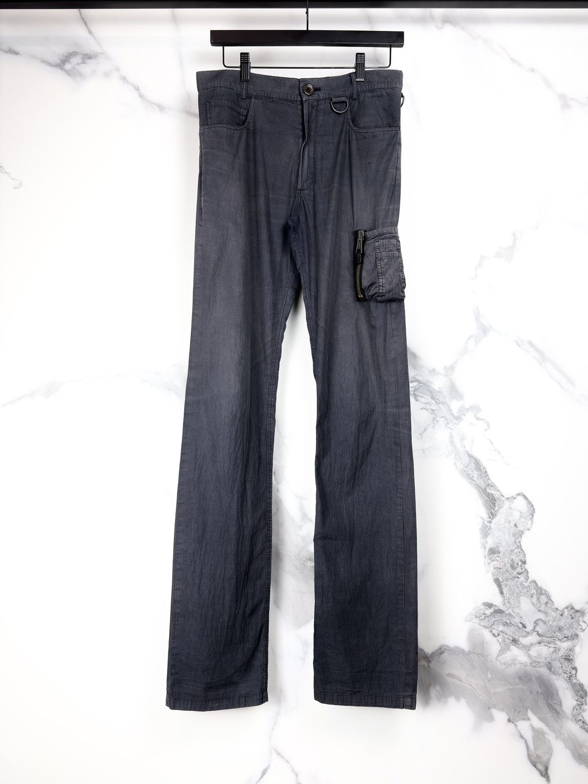 Raf Simons SS03 Raf Simons Consumed Runway Ma-1 Cargo Pocket Pants Size US 30 / EU 46 - 1 Thumbnail