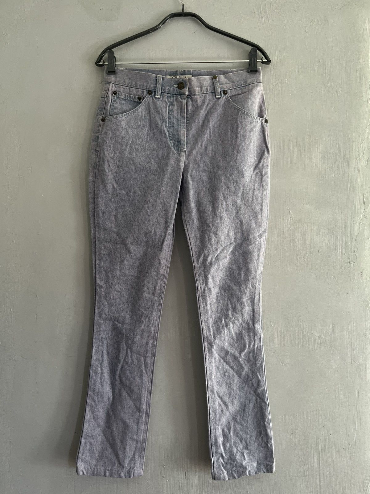 Chloe Ss02 Chloe by Phoebe Philo Boot Cut w/ Purple Accent jeans Size 25" / US 0 / IT 36 - 1 Thumbnail