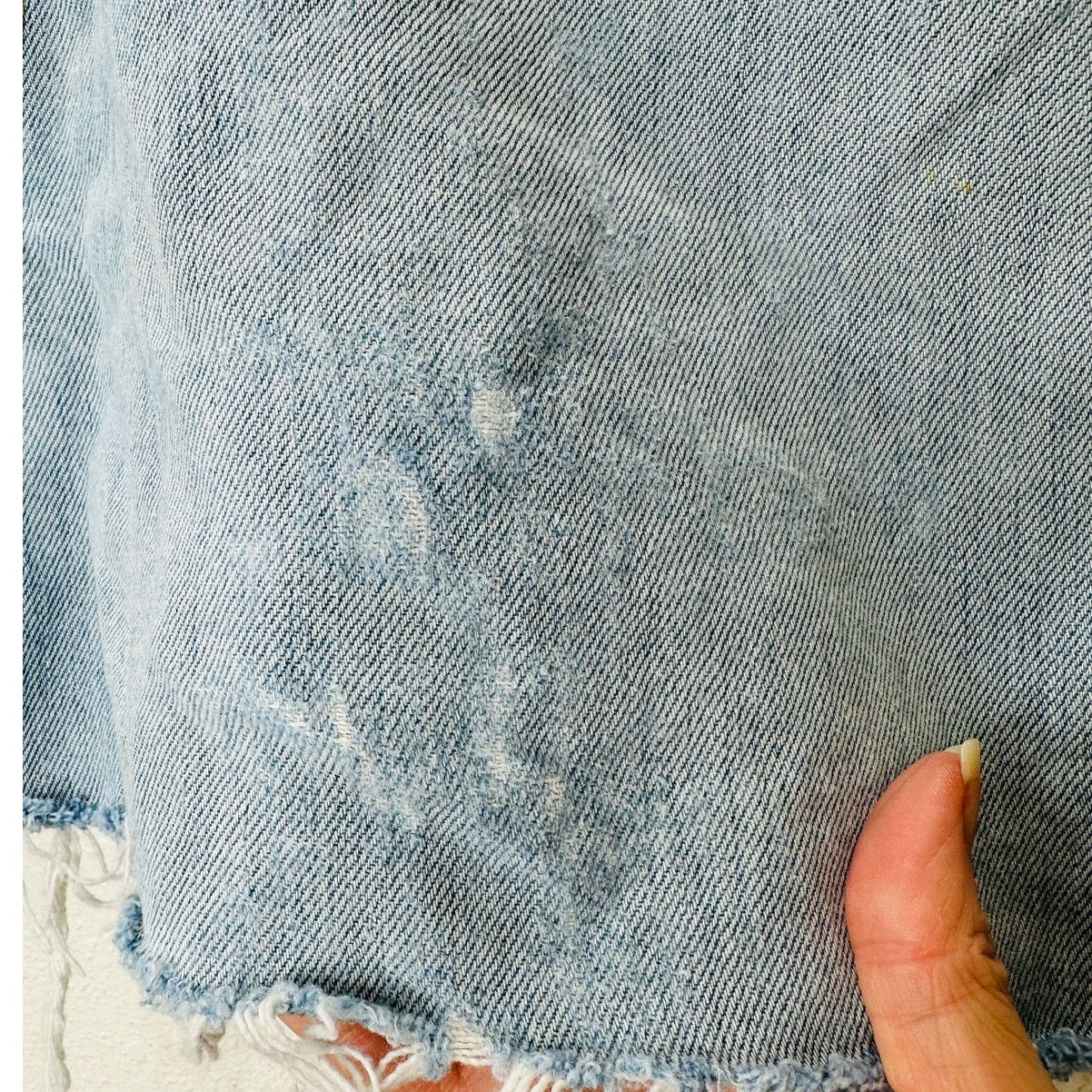 Levi's Levis 501 Light Blue Wash Button Fly Refurbished Shorts 36 Size 36" / US 14 / IT 50 - 3 Thumbnail