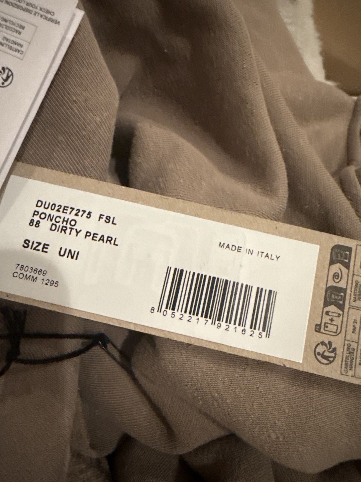 Rick Owens Drkshdw Ric Owens DRKSHDW Poncho Hooded Cape Size US L / EU 52-54 / 3 - 8 Thumbnail