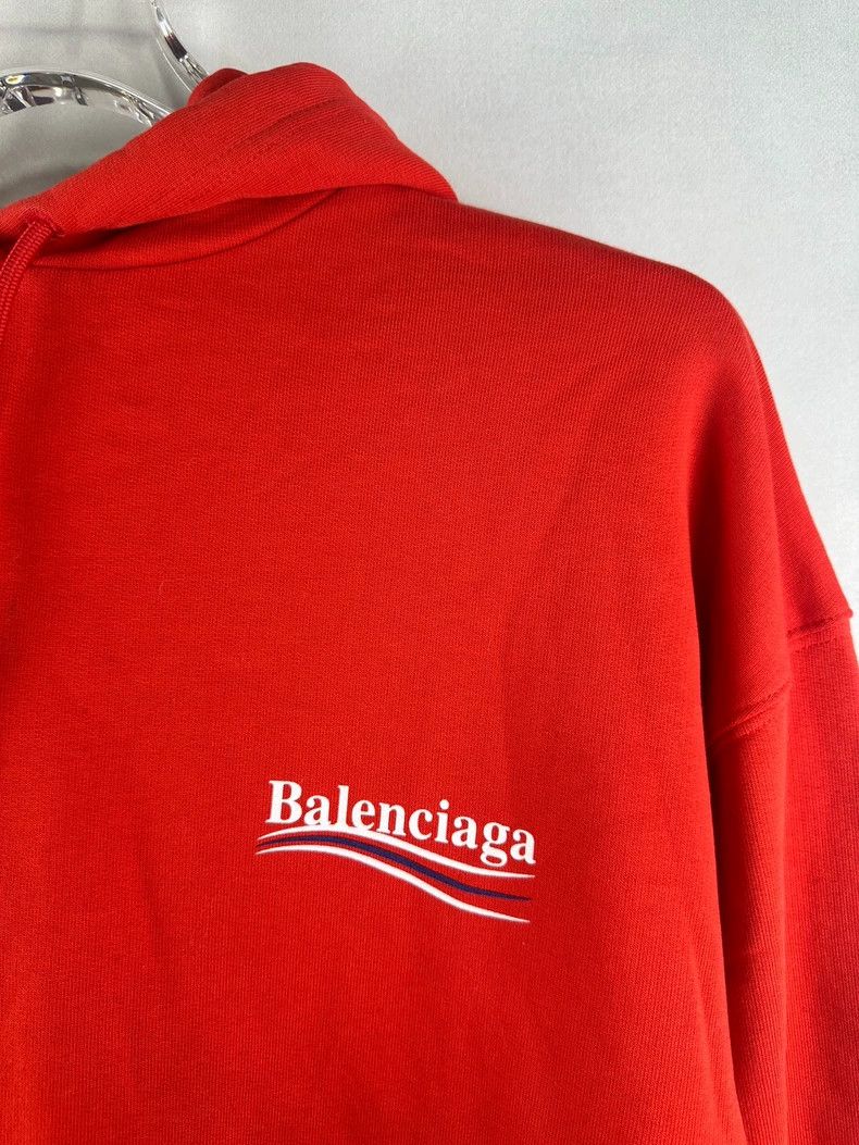 Balenciaga Balenciaga Red Coke Hoodie 2502-Nextarrow Size US XS / EU 42 / 0 - 3 Thumbnail
