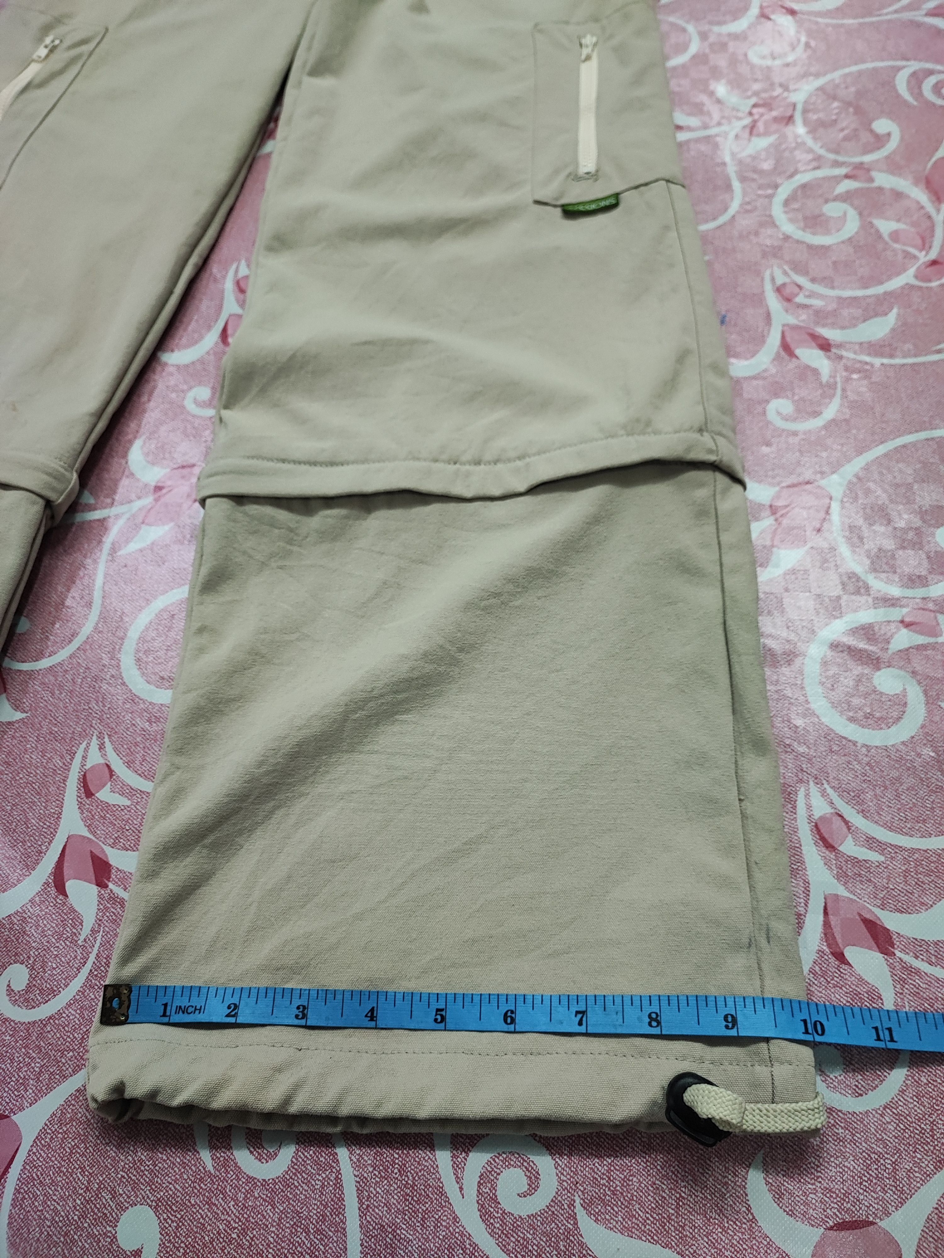 Sessions Cargo Light Pants Session Girl Brooklyn Khaki Size 31" - 9 Thumbnail