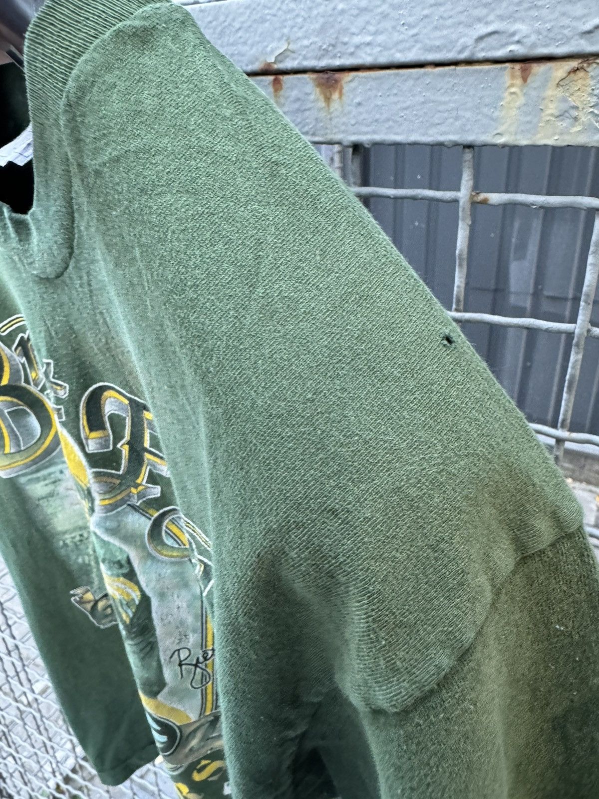 NFL × Vintage Vintage 90s Packers Brett Favre T Shirt NFL tee y2k Size US L / EU 52-54 / 3 - 13 Thumbnail