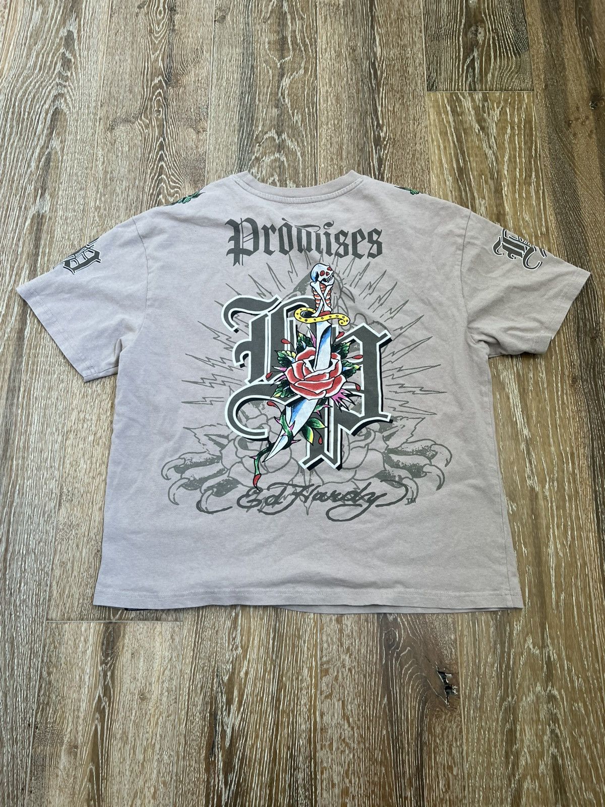 Ed Hardy Ed hardy broken promises love scars tee Size US L / EU 52-54 / 3 - 2 Thumbnail