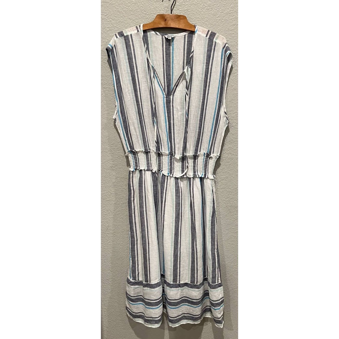 Rails RAILS Ashlyn Stripe Smocked Waist Dress Size XL Size XL / US 12-14 / IT 48-50 - 8 Thumbnail